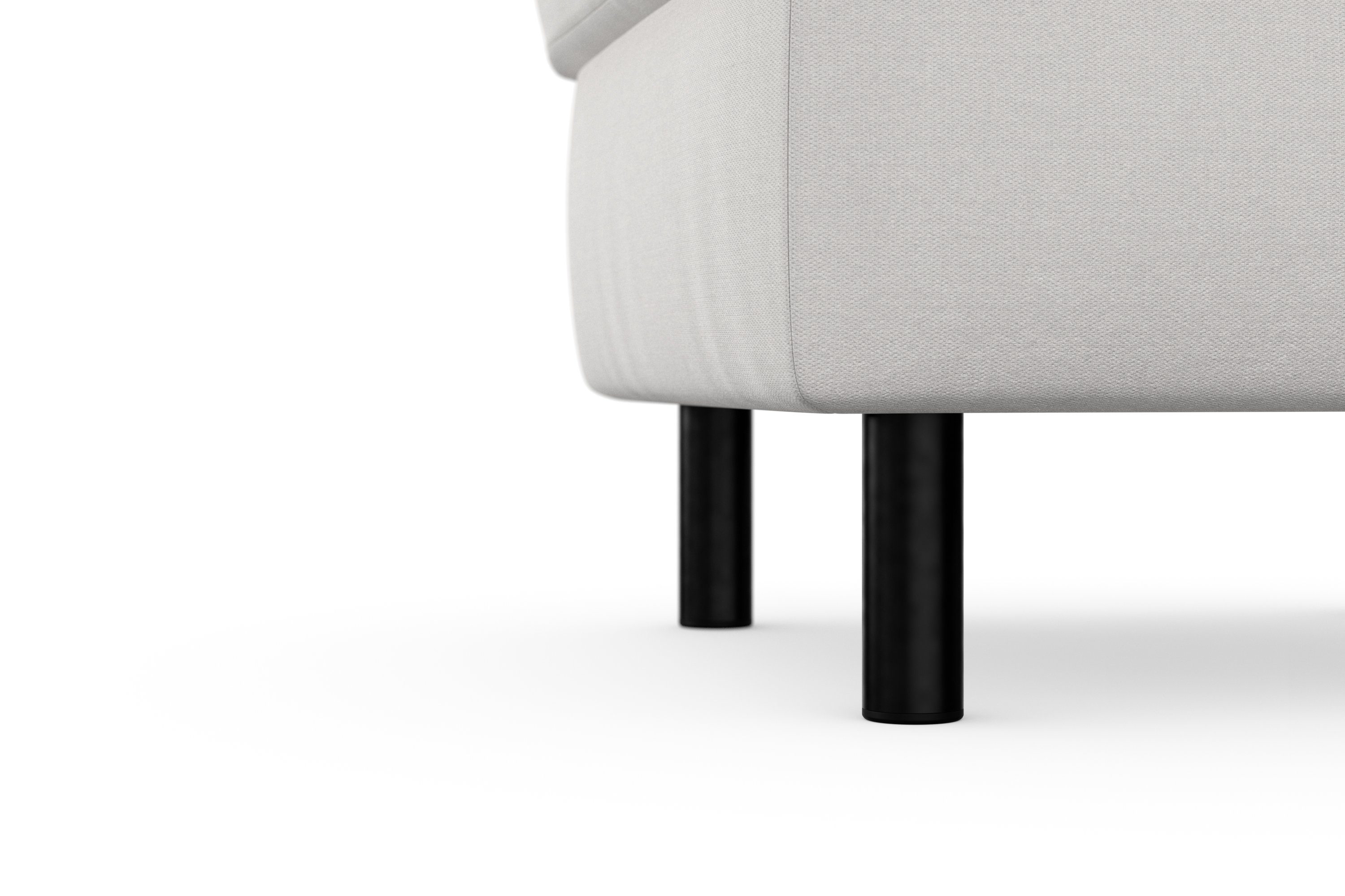 sit&more Hocker met bergruimte Sinatra Zitoppervlak is afneembaar, matzwarte metalen poten