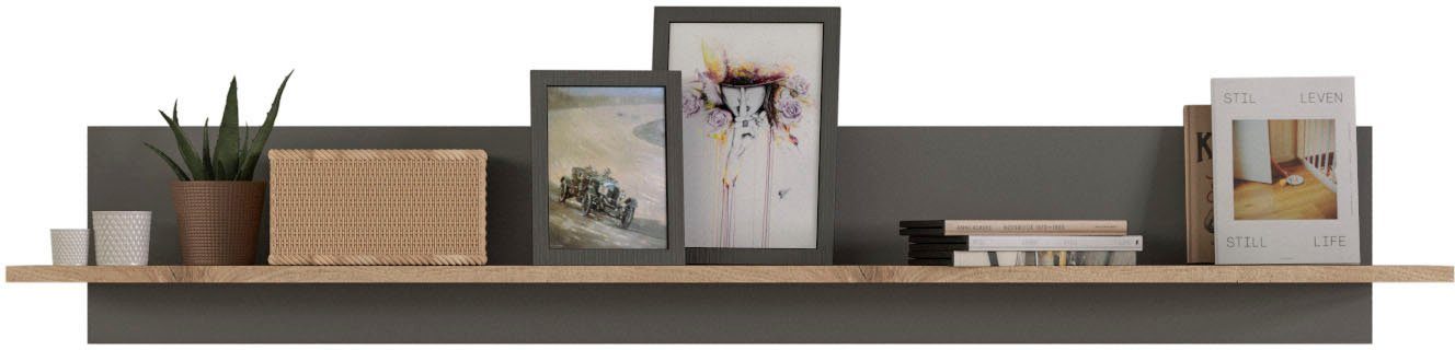 INOSIGN Wandmeubel Aalborg, breedte 350 cm, 2-kleurig, metalen handgrepen, 4-delig, bestaande uit: (4-delig)