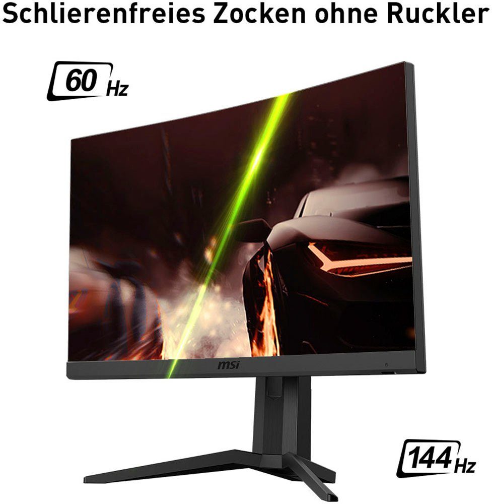 MSI Curved-gaming-ledscherm Optix G24C6P, 60 cm / 24", Full HD