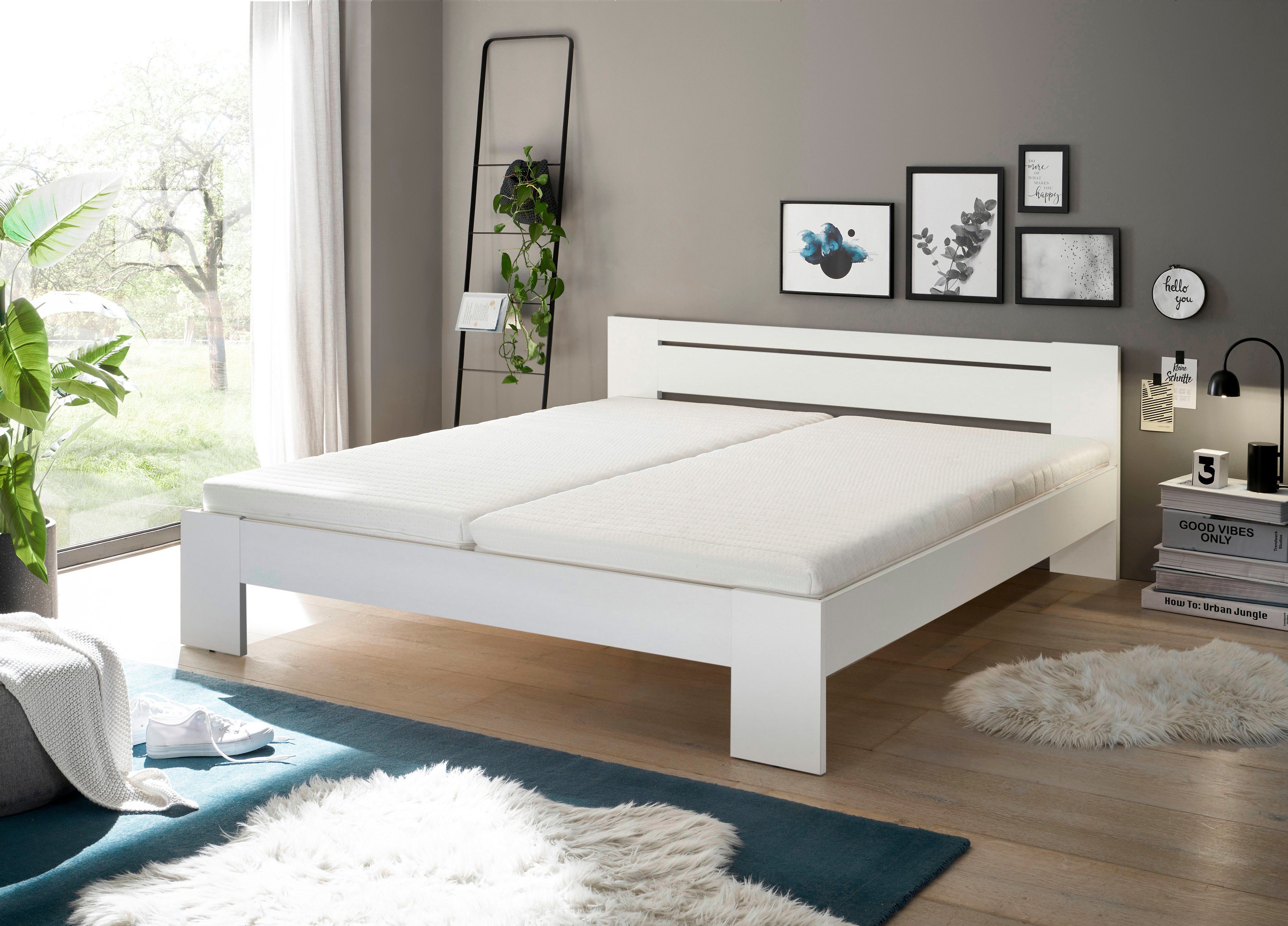 Schlafkontor Futonbed Cannes futonbedden wit