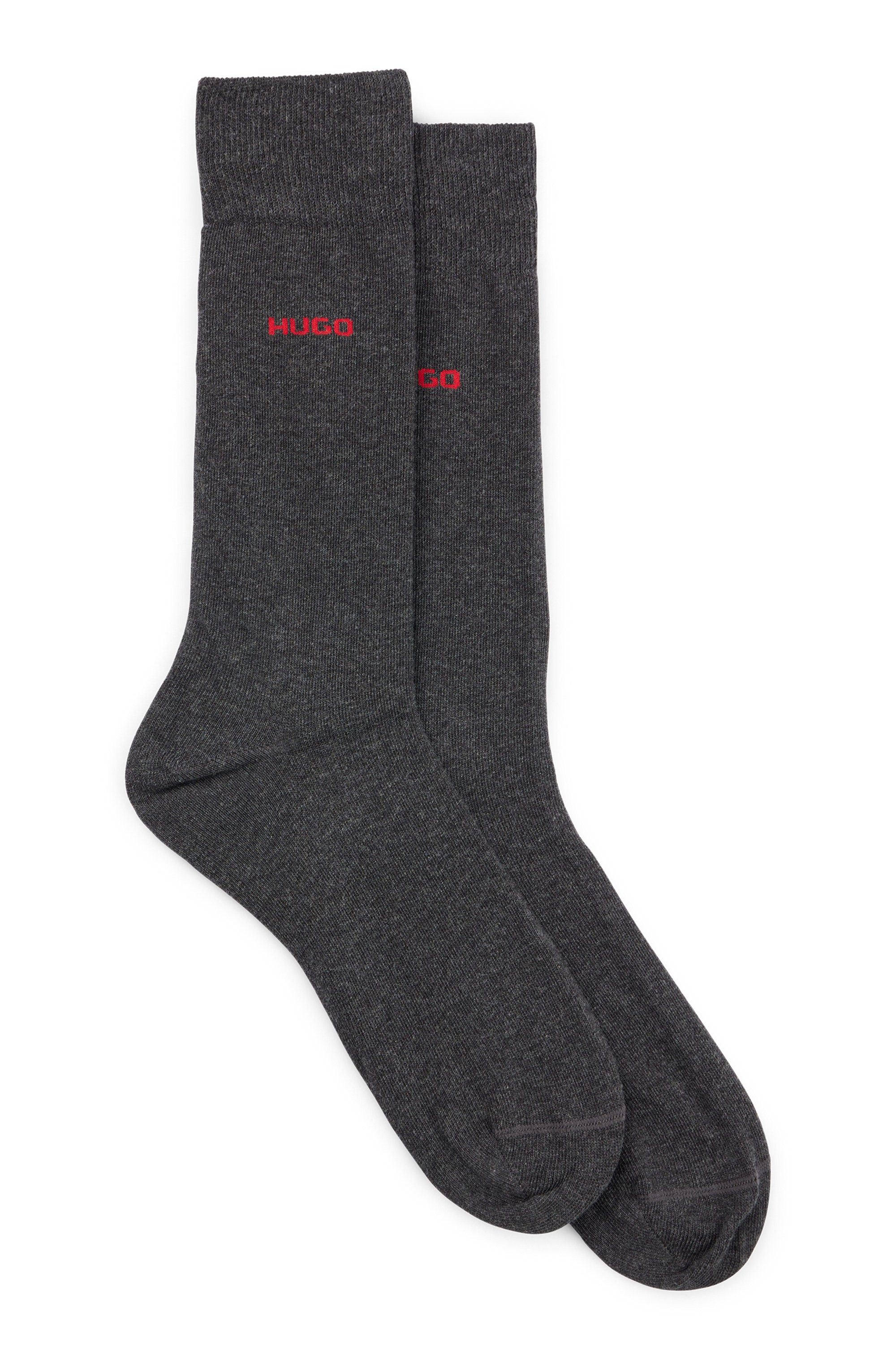 HUGO underwear Business-sokken 2P RS Uni CC met contrasterende hugo logo-opschrift (2 paar, Set van 2)