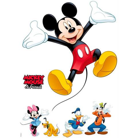 KOMAR wandfolie Mickey and Friends, 50x70 cm