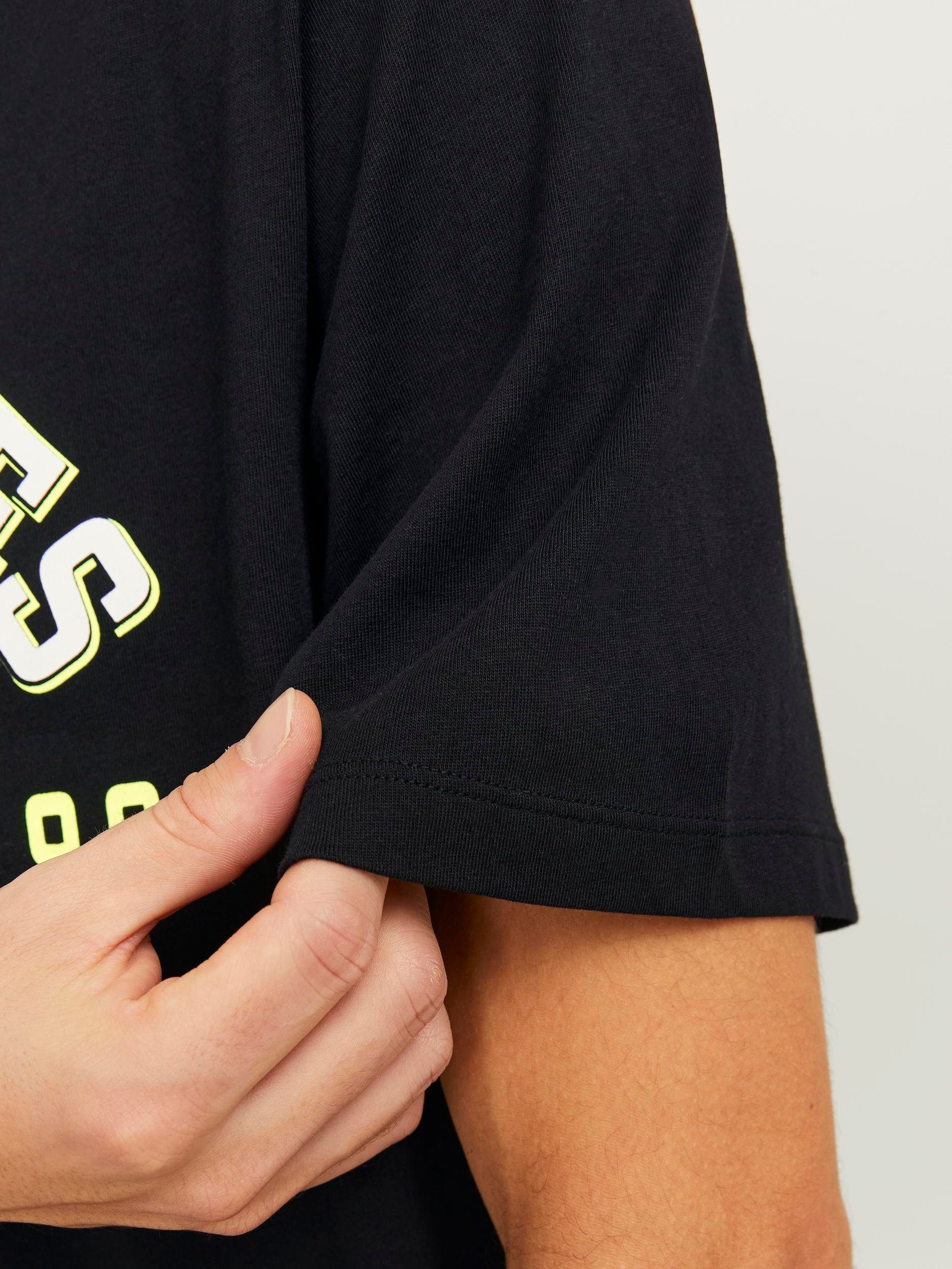 Jack & Jones Shirt met ronde hals JJELOGO TEE SS O-NECK 2 COL SS24 SN