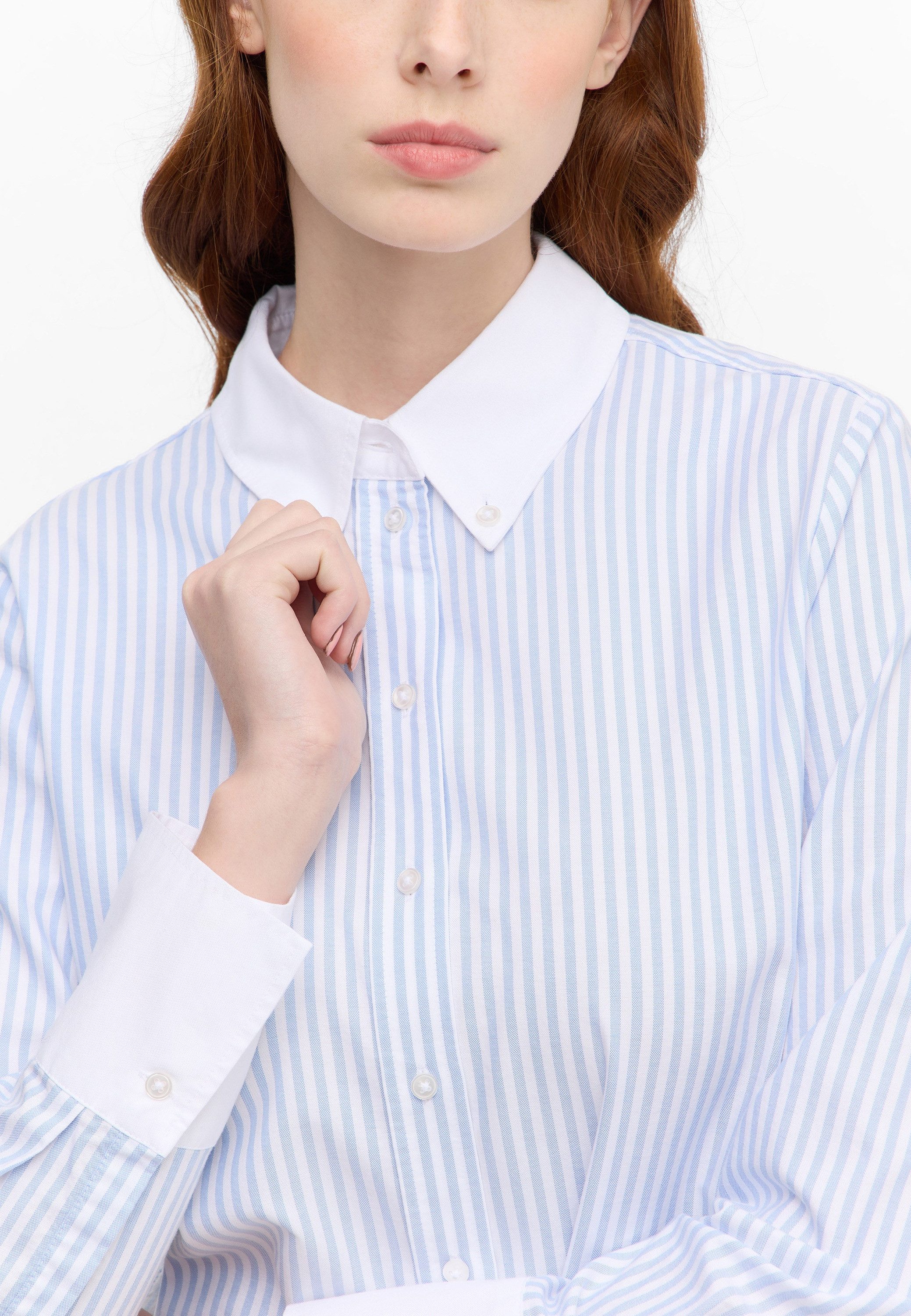 Eterna Overhemdblouse Regular fit EASY IRON (gemakkelijk te strijken)