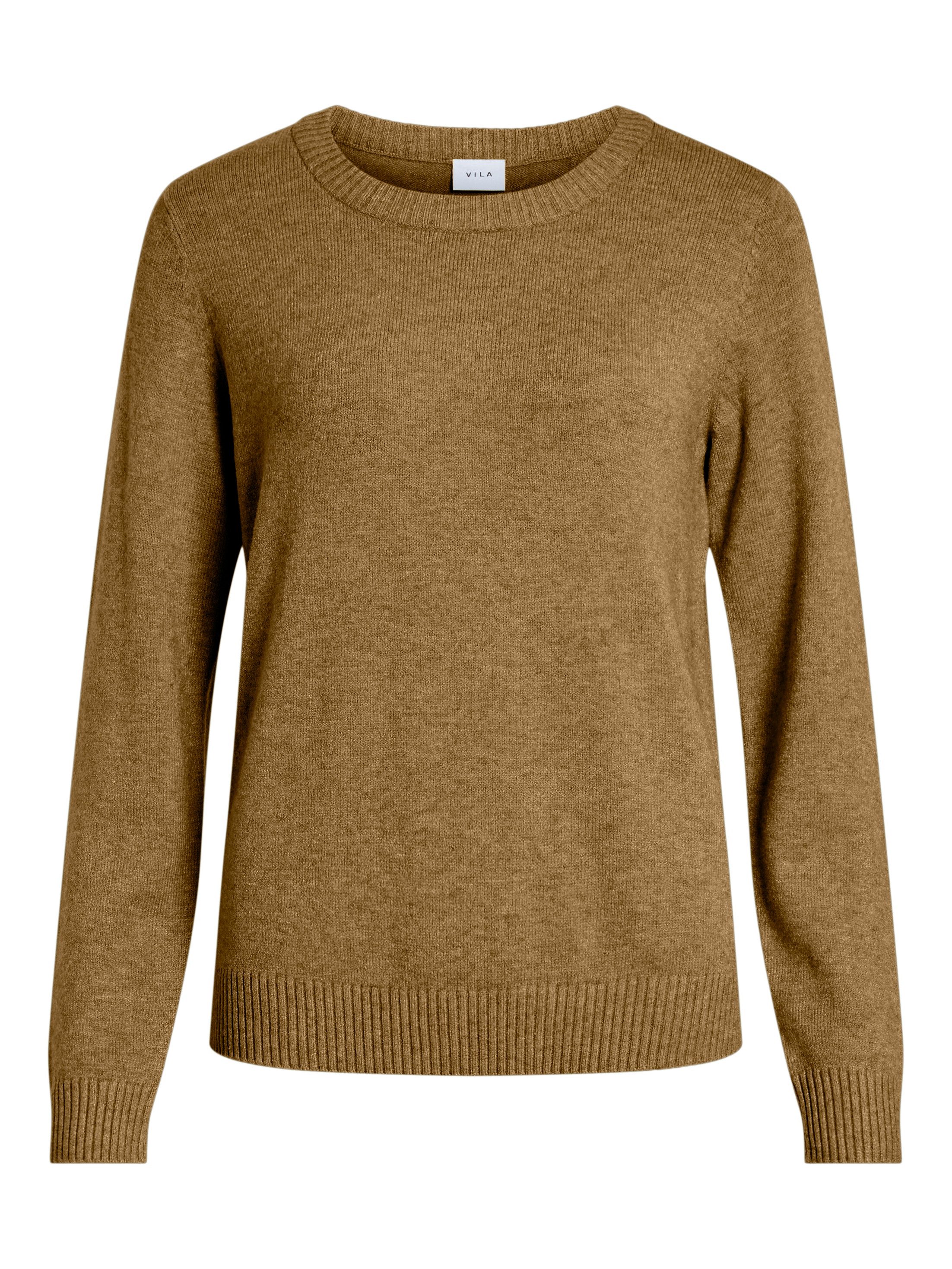 Vila Trui met ronde hals VIRIL O-NECK L/S KNIT TOP - NOOS