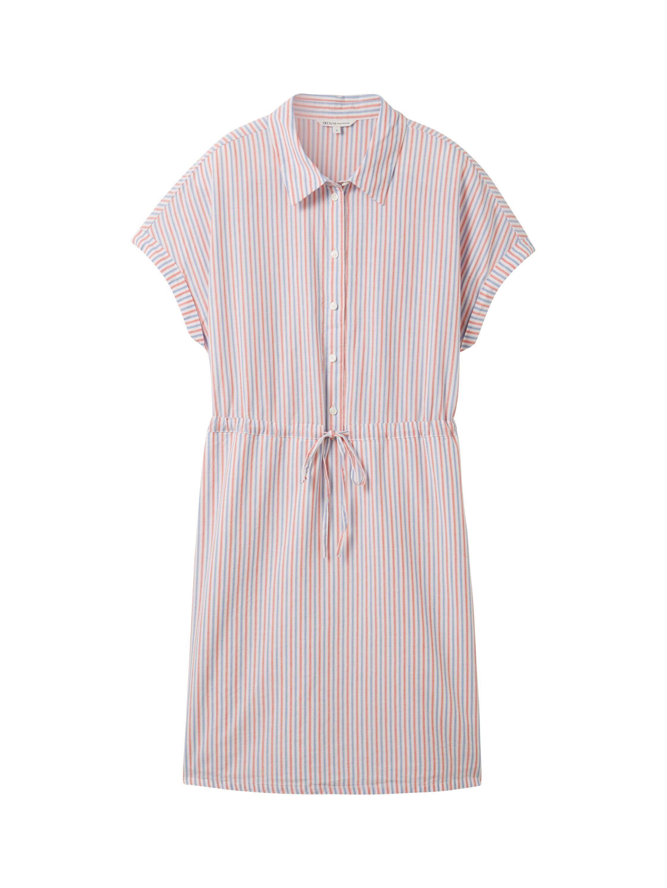 Tom Tailor Denim Jurk met overhemdkraag met streepdessin