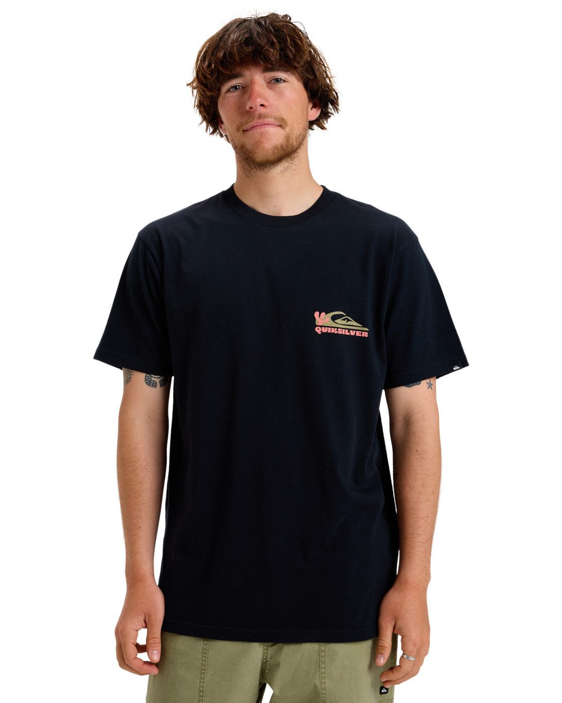 Quiksilver T-shirt Ev Everyday Paradise heren t-shirts maat S zwart