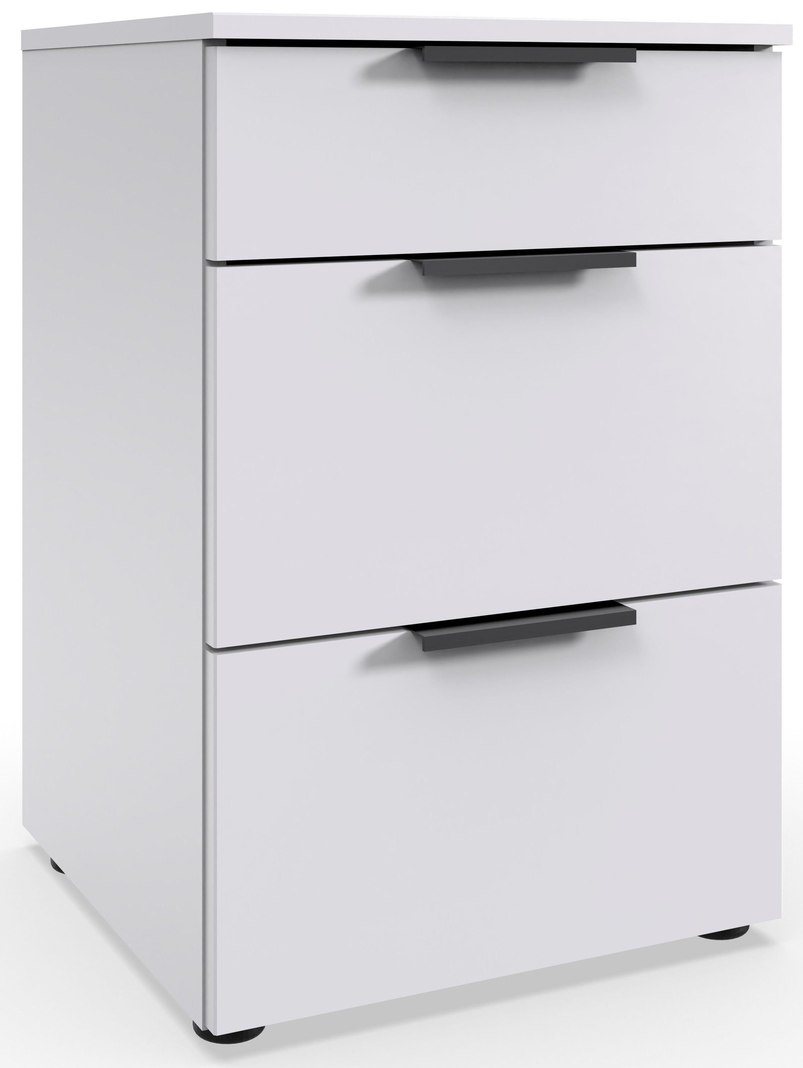 Wimex Nachtkastje Level by fresh to go 3 lades met soft-close functie, 41 cm breed, 61 cm hoog nachtkastjes