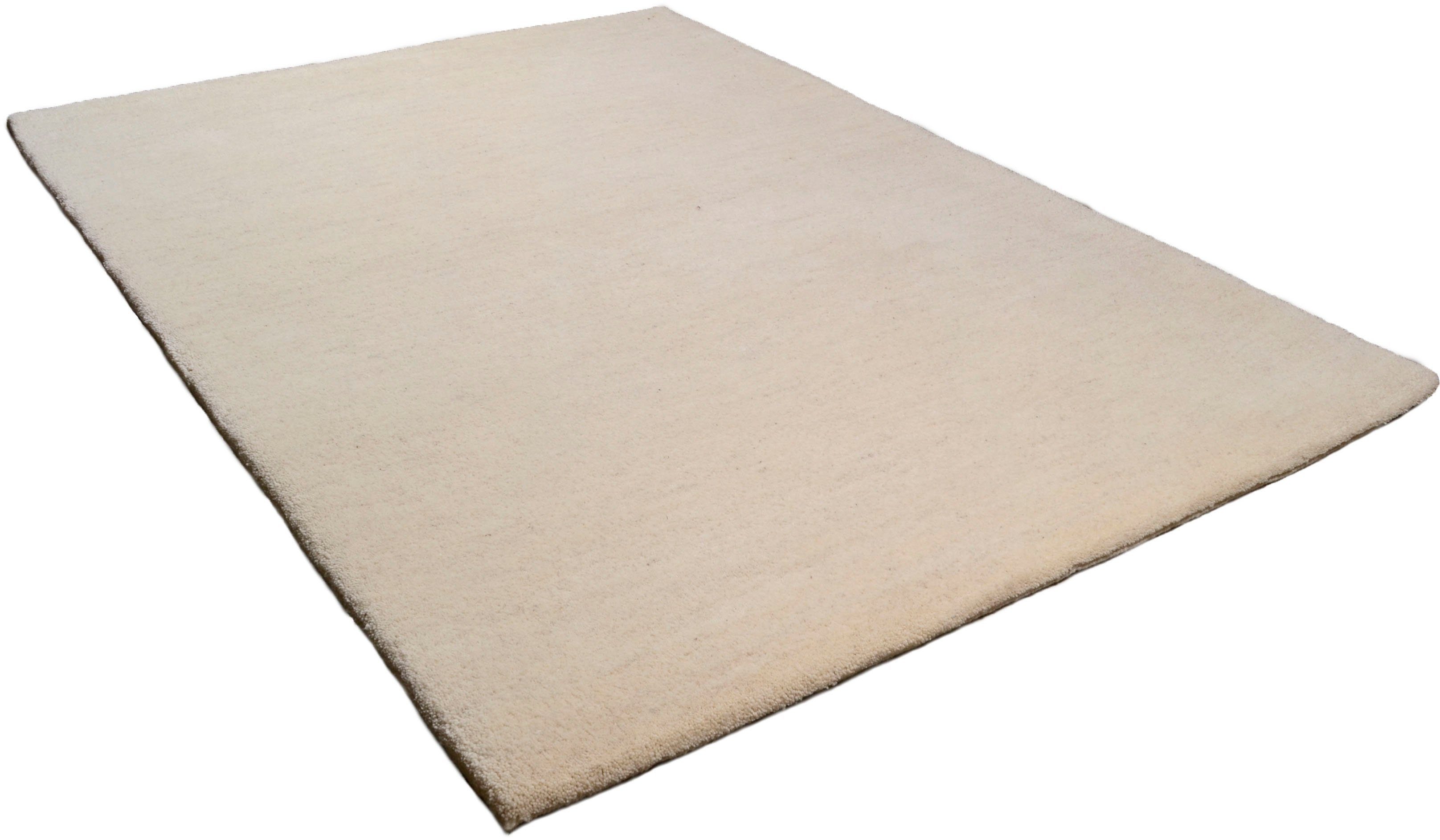 THEKO Wollen kleed AMRAVATI echte berber vloerkleed, zuivere wol, met de hand geknoopt, ook als loper wollen vloerkleden maat 70 cm x 240 cm x 28 mm