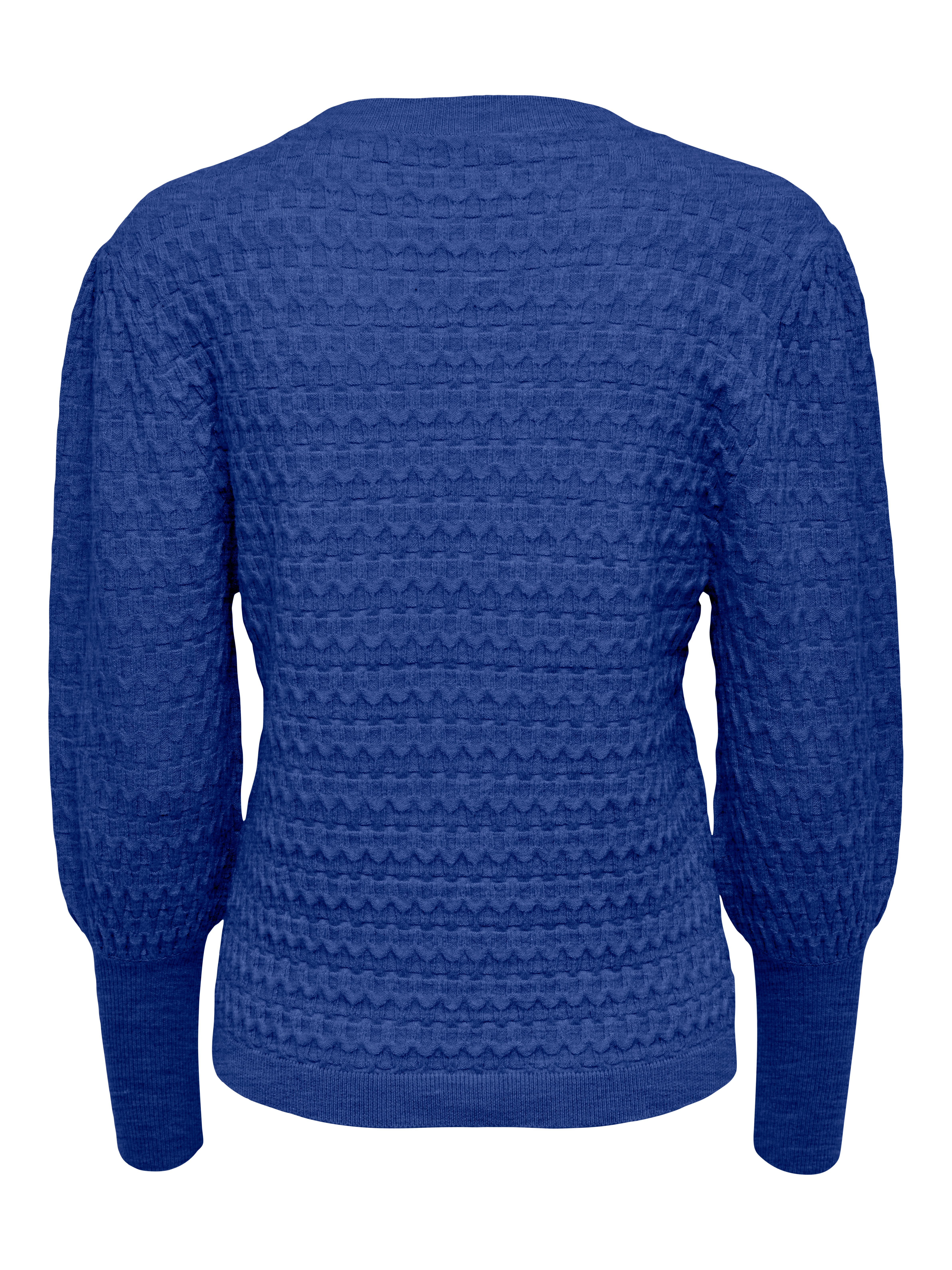 Only Trui met ronde hals ONLFAYE LIFE L/S PULLOVER KNT NOOS