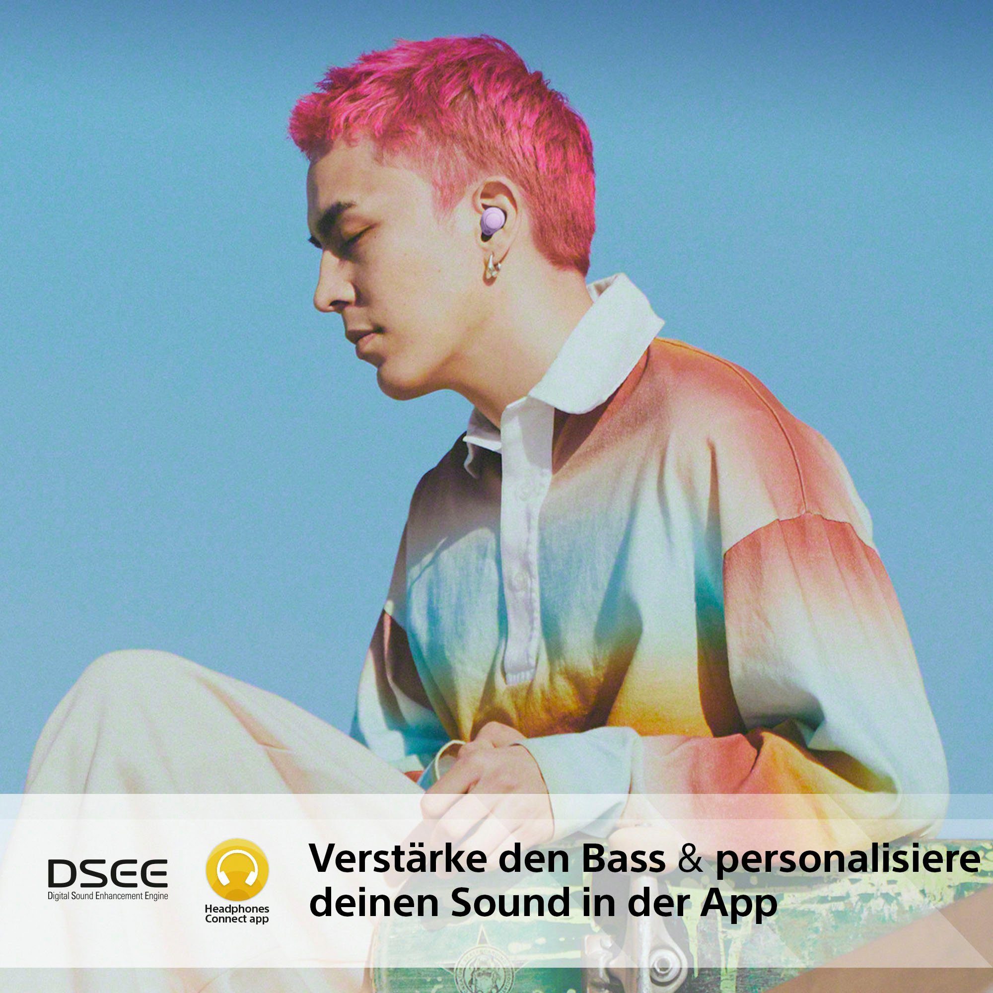 Sony In-ear-oordopjes WF-C700N tot 20 uur batterijduur, multipoint connection
