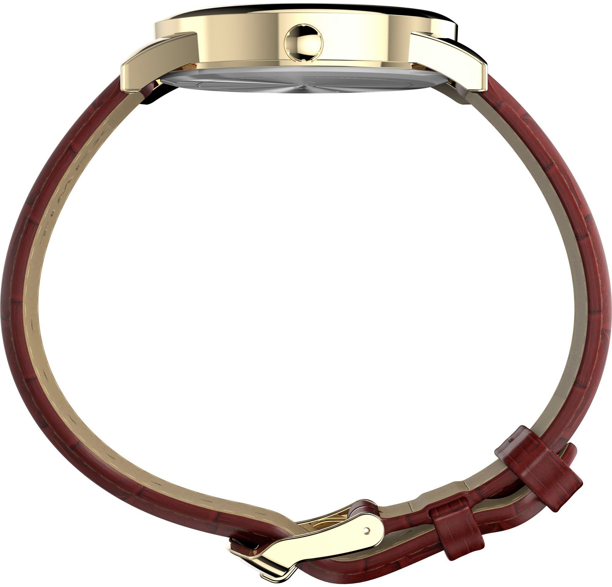 Timex Kwartshorloge EASY READER CLASSIC Horloge, herenhorloge, dameshorloge, leren band, datum
