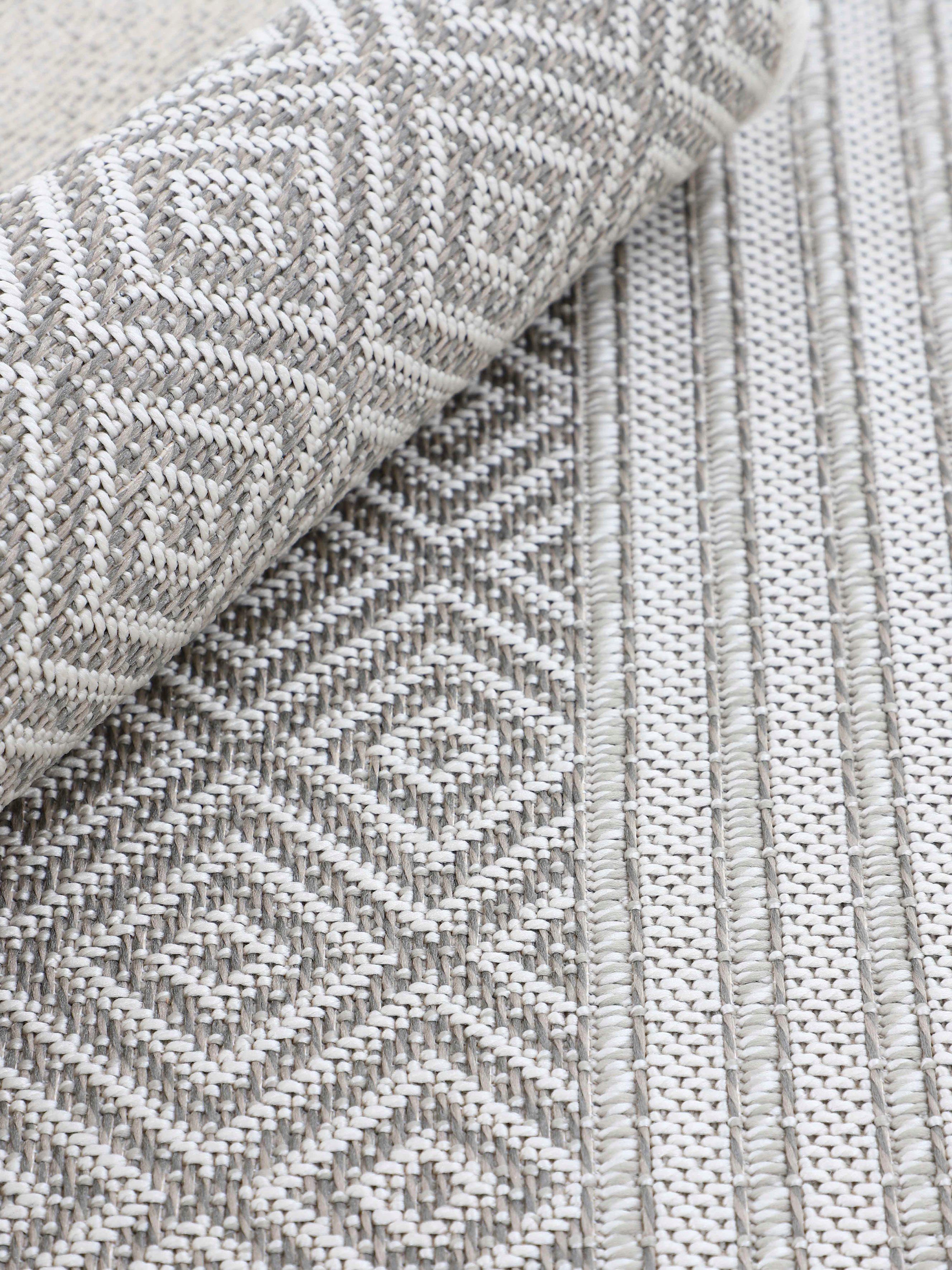 carpetfine Loper Boho 103 robust vlakweefsel, sisal look, uv-bestendig, buitenruimte