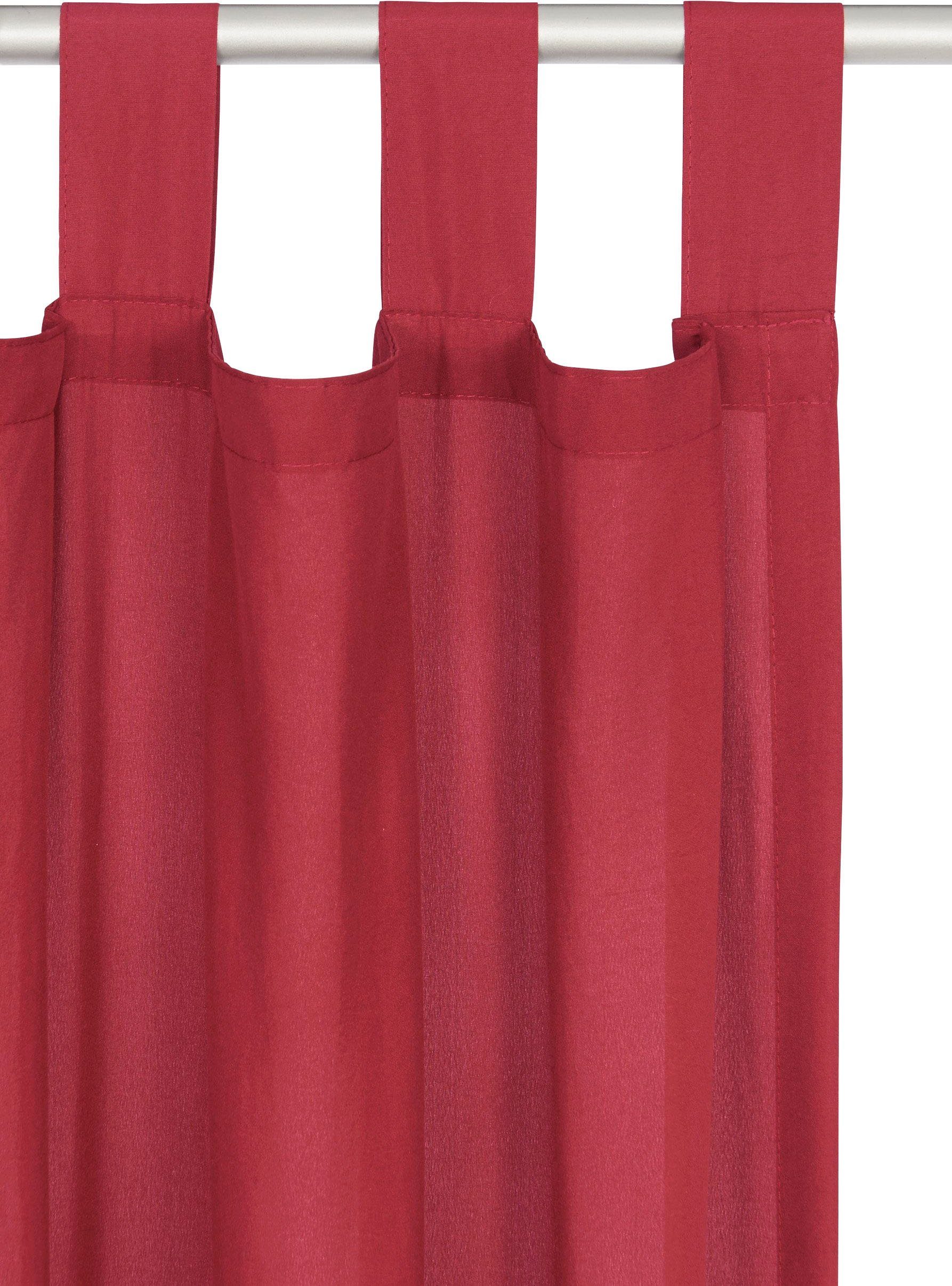 my home Gordijn Raja 2-pack, bestseller, effen, modern, onderhoudsvriendelijke microvezel (2 stuks)