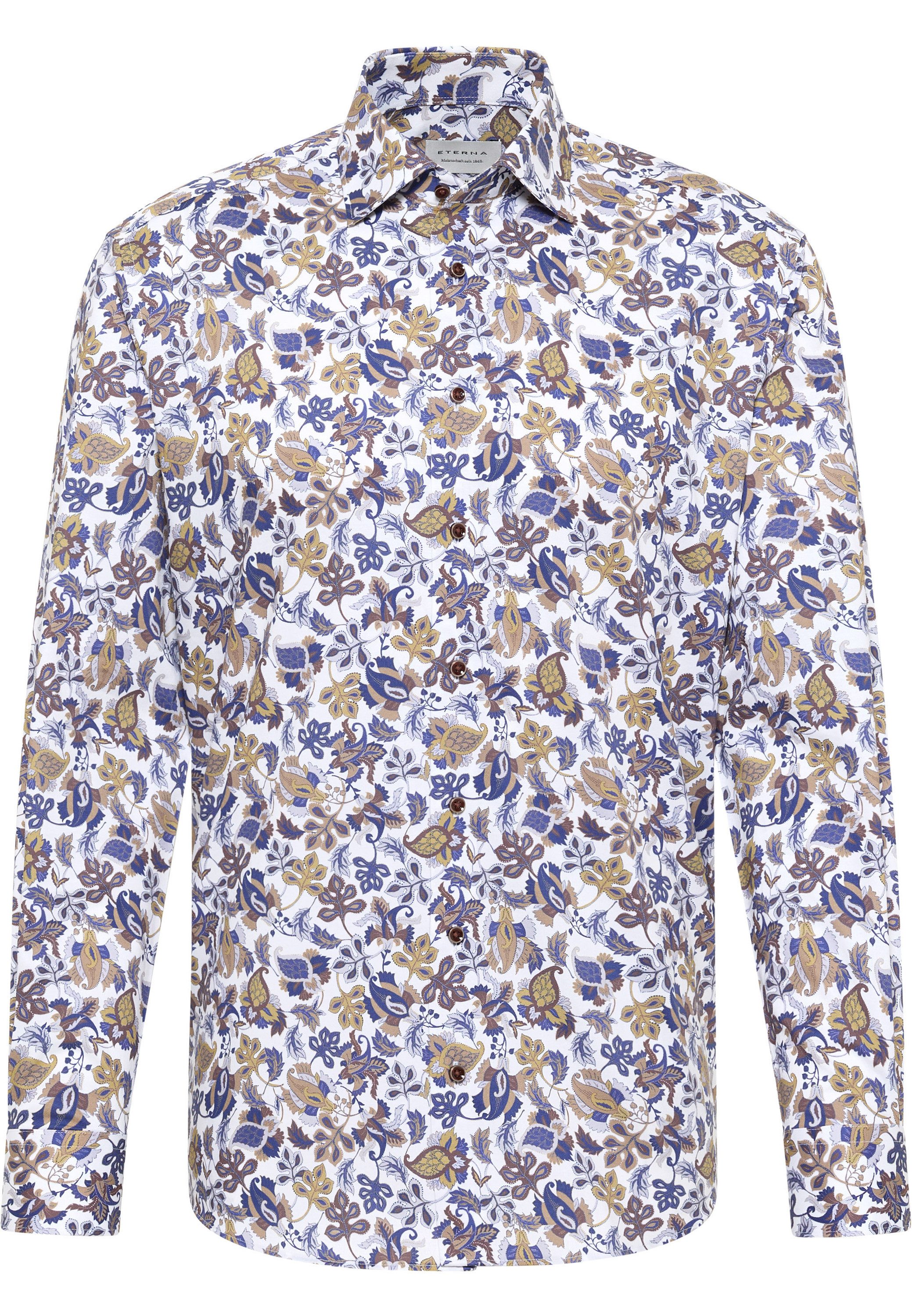 Eterna Overhemd met lange mouwen MODERN FIT NON IRON (strijkvrij)