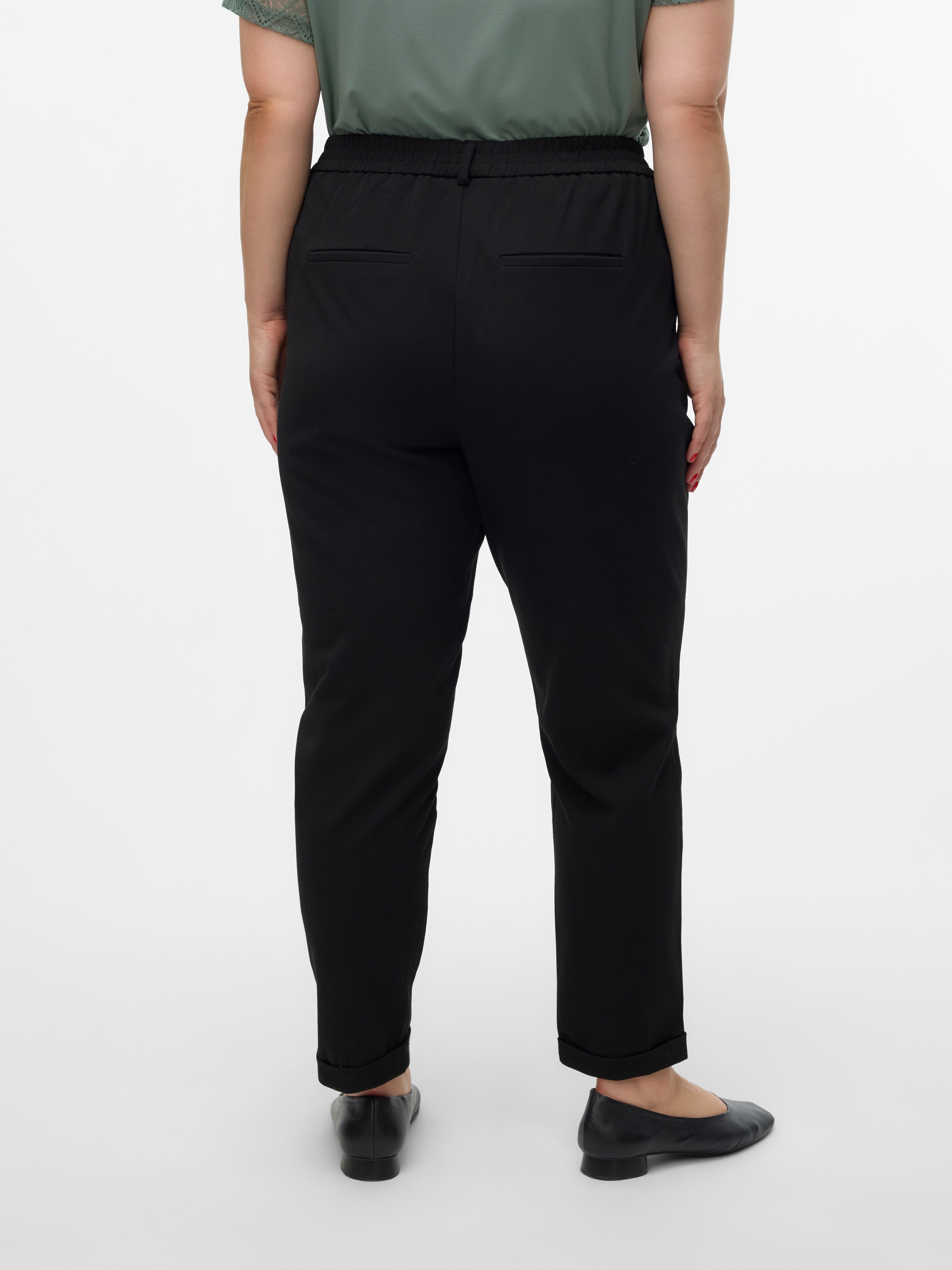 Vero Moda Curve Pantalon VMCMAYA MW LOOSE SOLID PANT CUR NOOS
