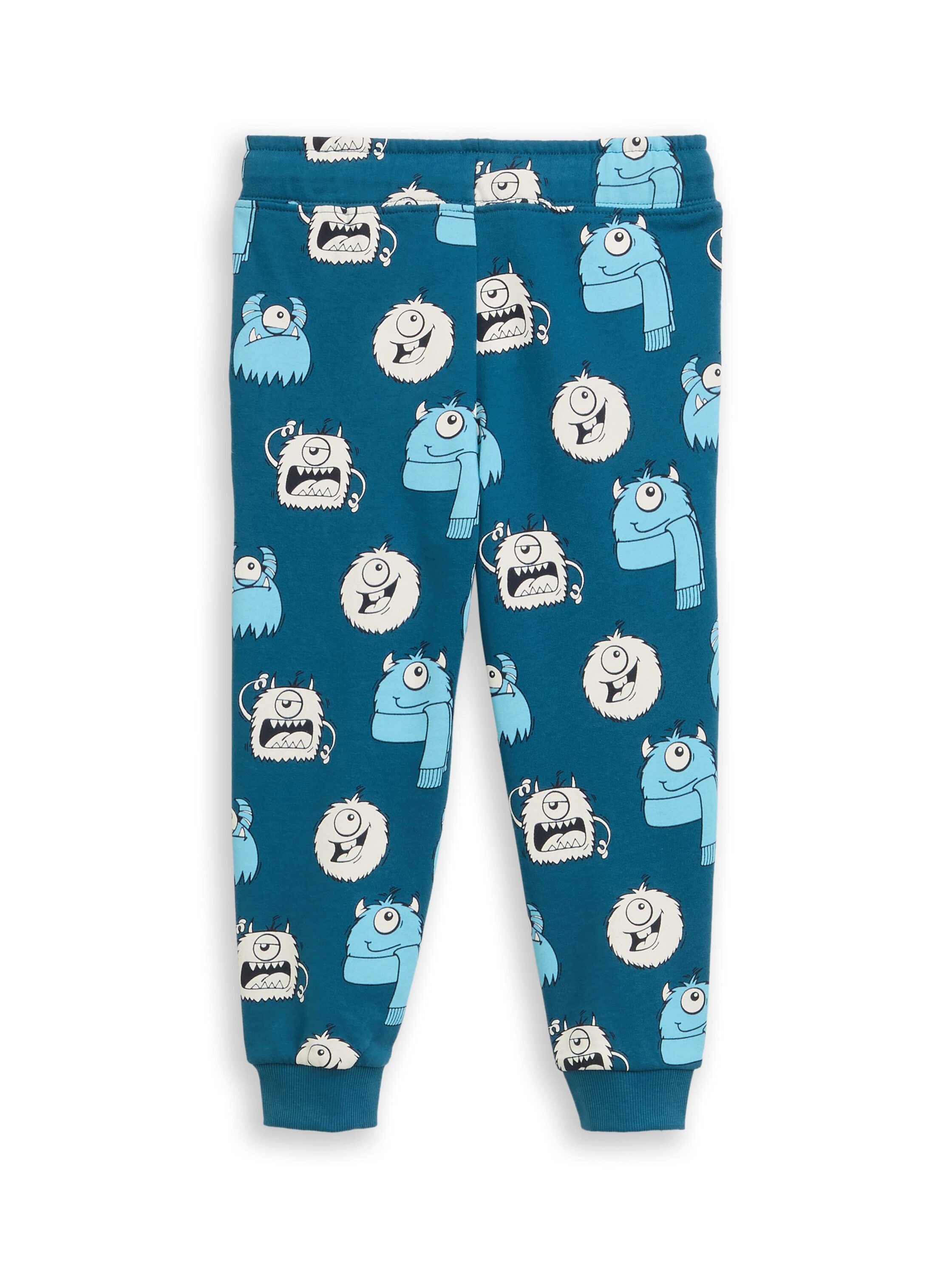 Tom Tailor Joggingbroek met allover-monster-prints