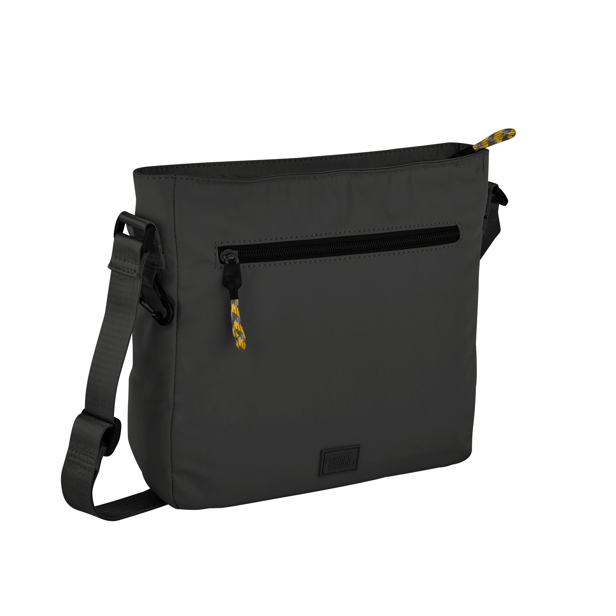 camel active Schoudertas Terra van gerecycled nylon en volumineus aangebrachte zakken