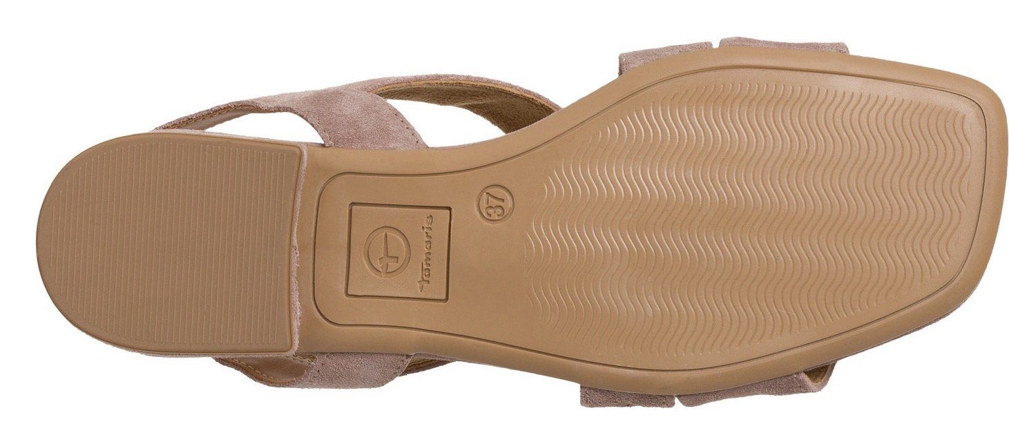 Tamaris Sandaaltjes zomerschoen, sandaal, blokhak, met touch it-uitrusting