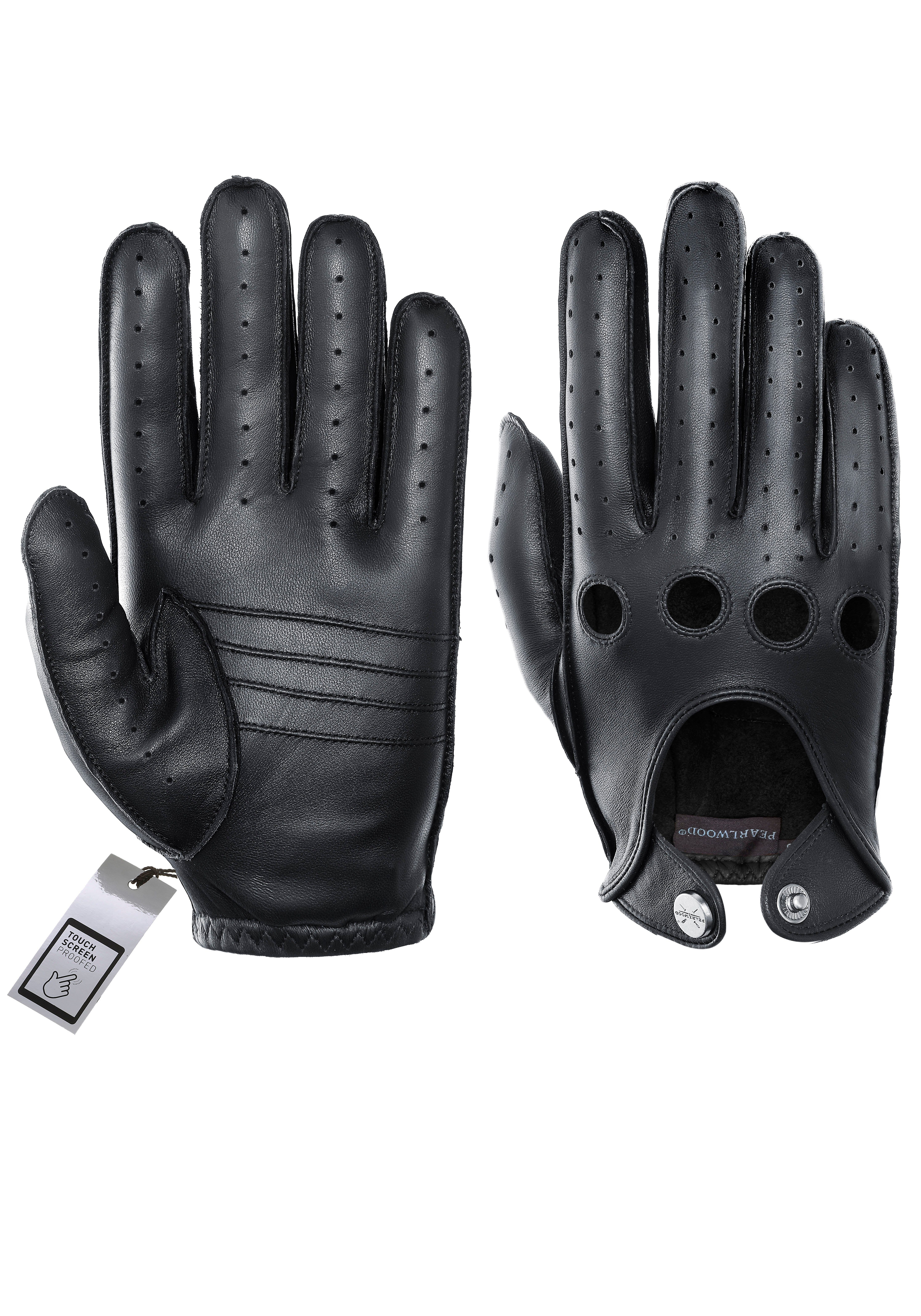PEARLWOOD Leren handschoenen Autobestuurdershandschoenen, veilige grip bij vochtige handen (1 paar)