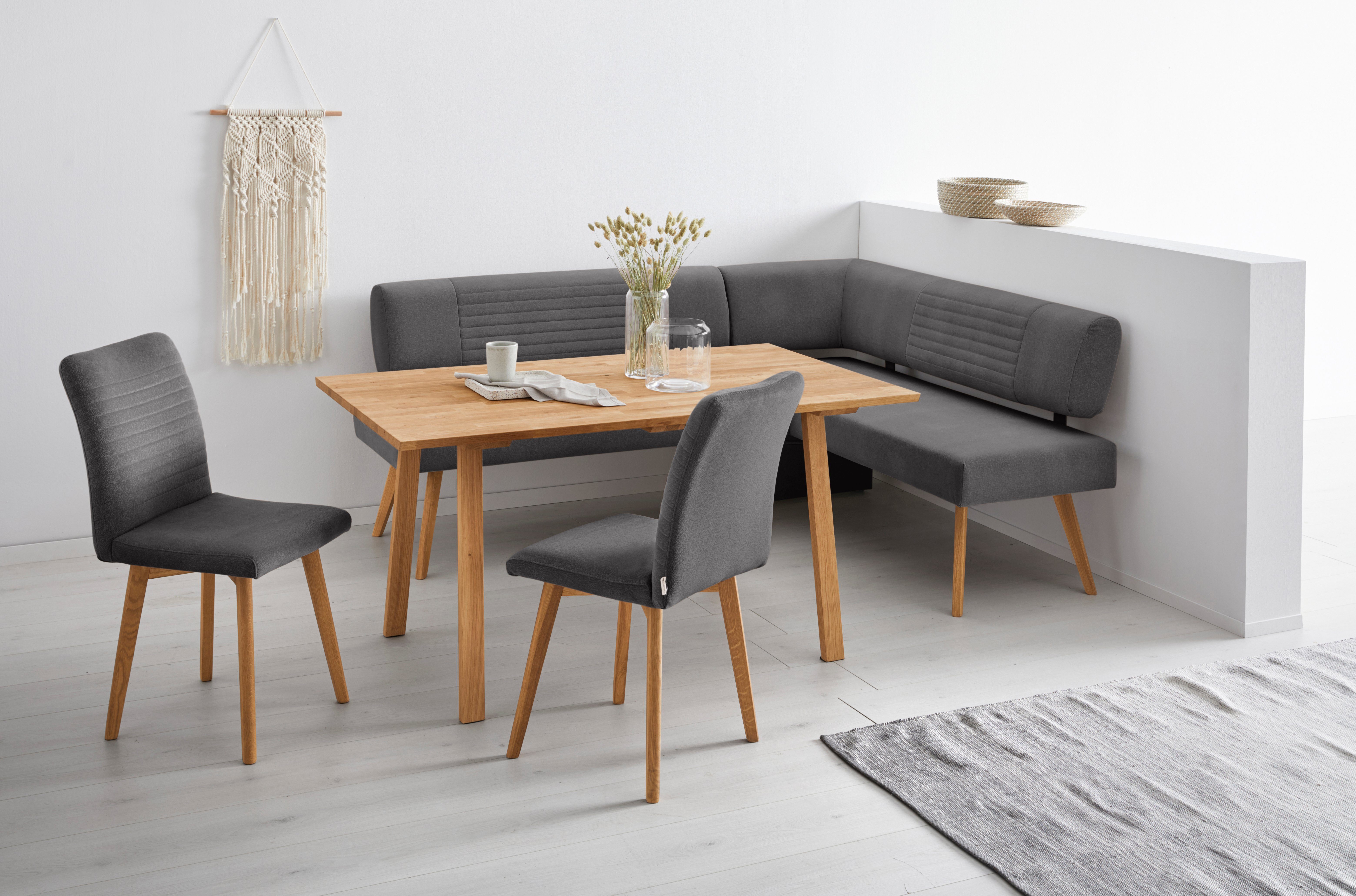 OTTO products Hoekbank Alessja Breedte lange zijde 192 of 212 cm, frame van massief eiken