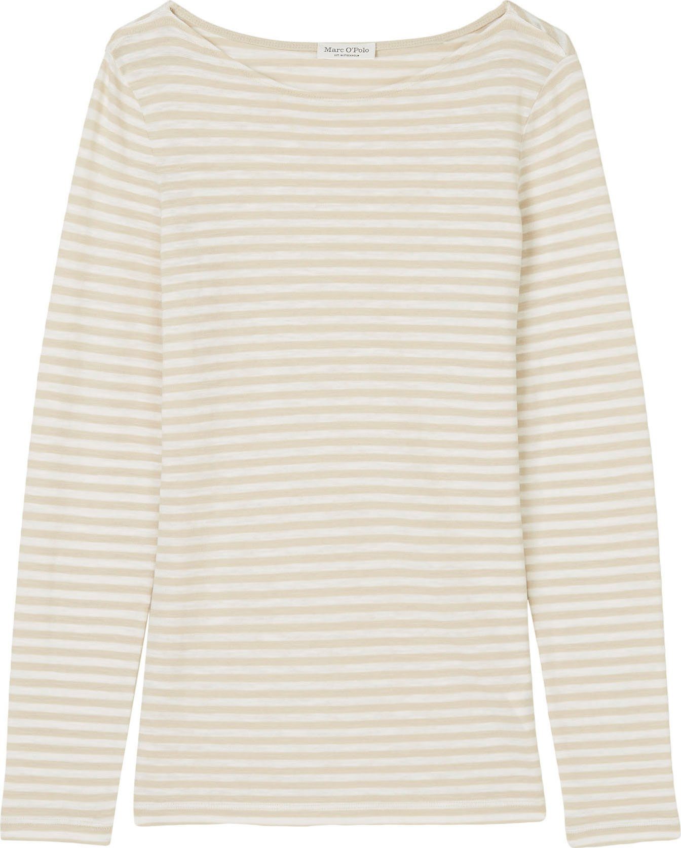 Marc O'Polo Shirt met lange mouwen met lichte boothals