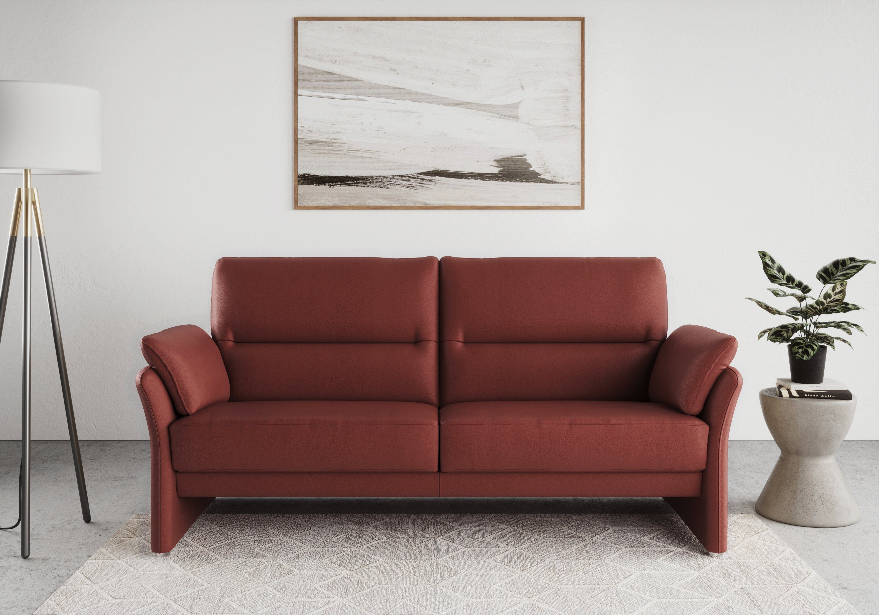 DOMO collection 2-zitsbank Pina met binnenvering, breedte 199 cm
