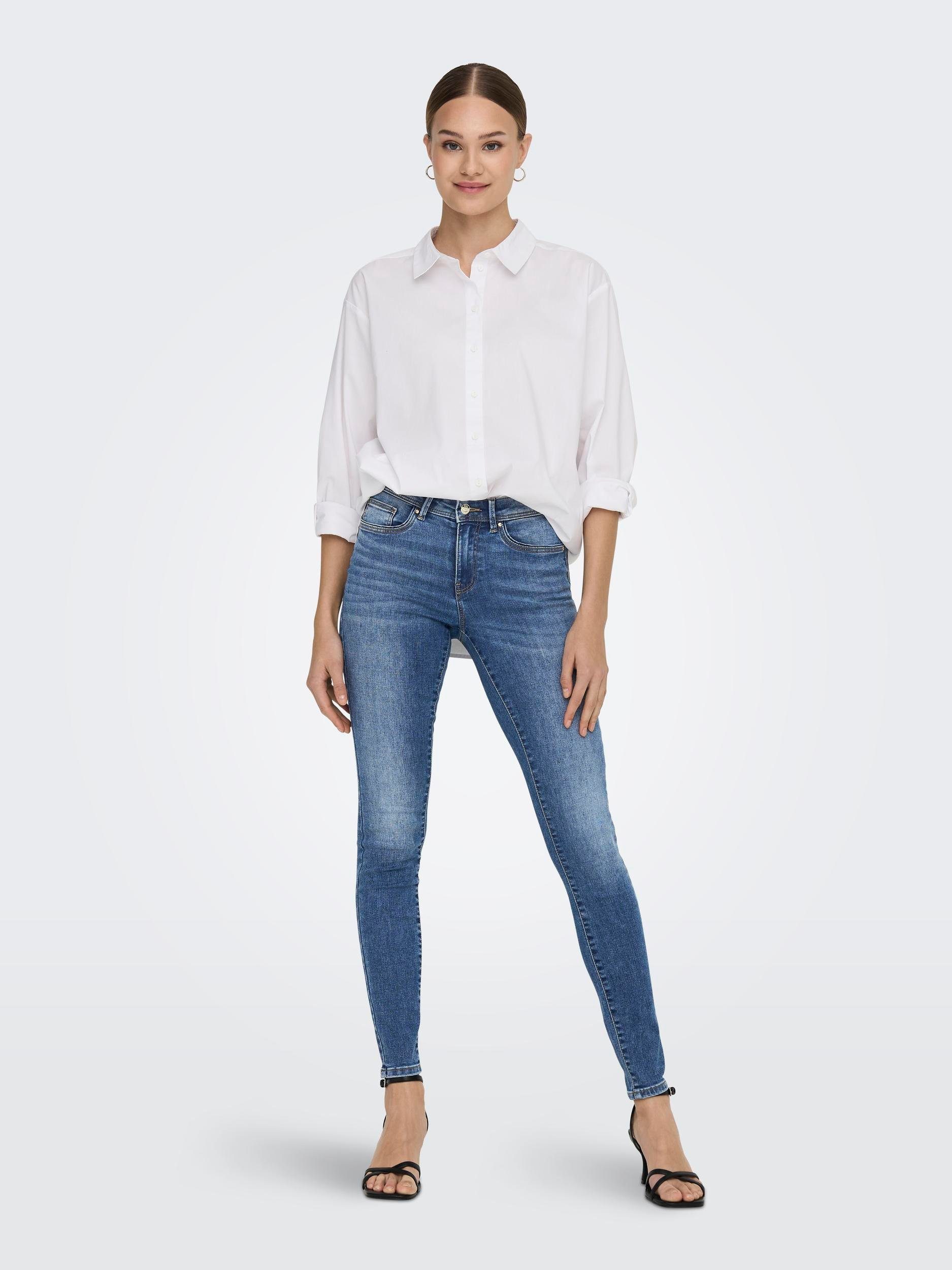 Only Skinny fit jeans ONLWAUW MID SKINNY DNM BJ370 NOOS
