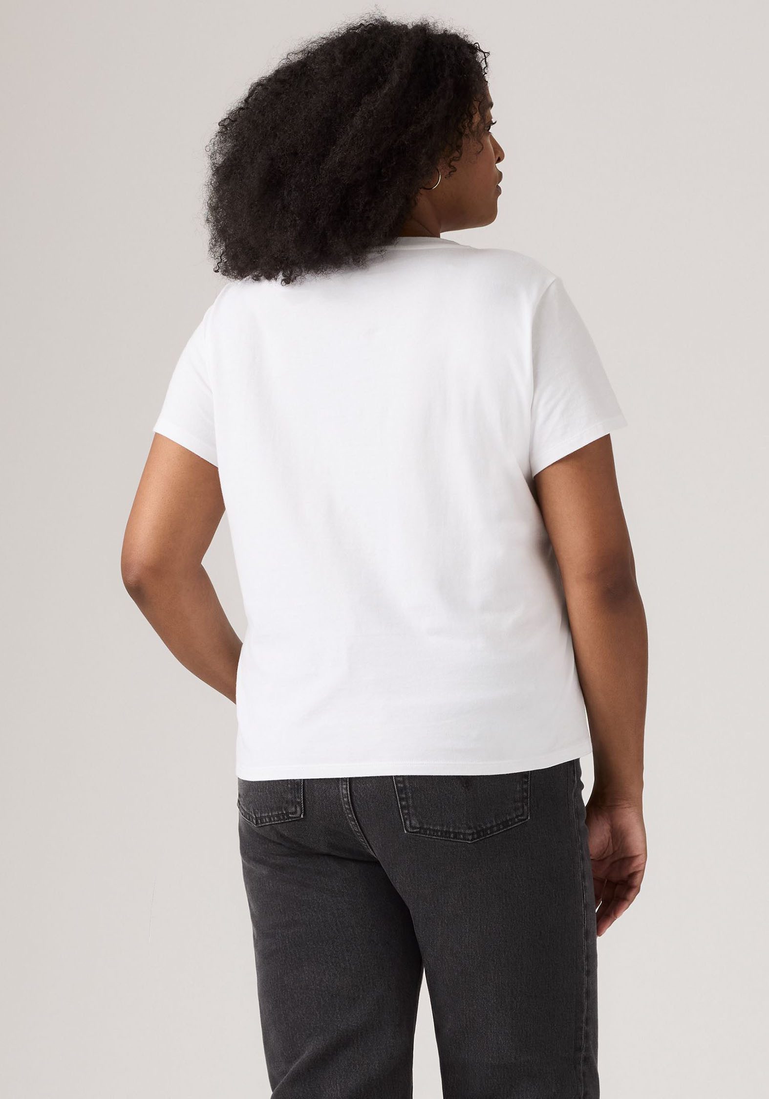 Levi's® Plus T-shirt Perfect Tee met batwing-logo