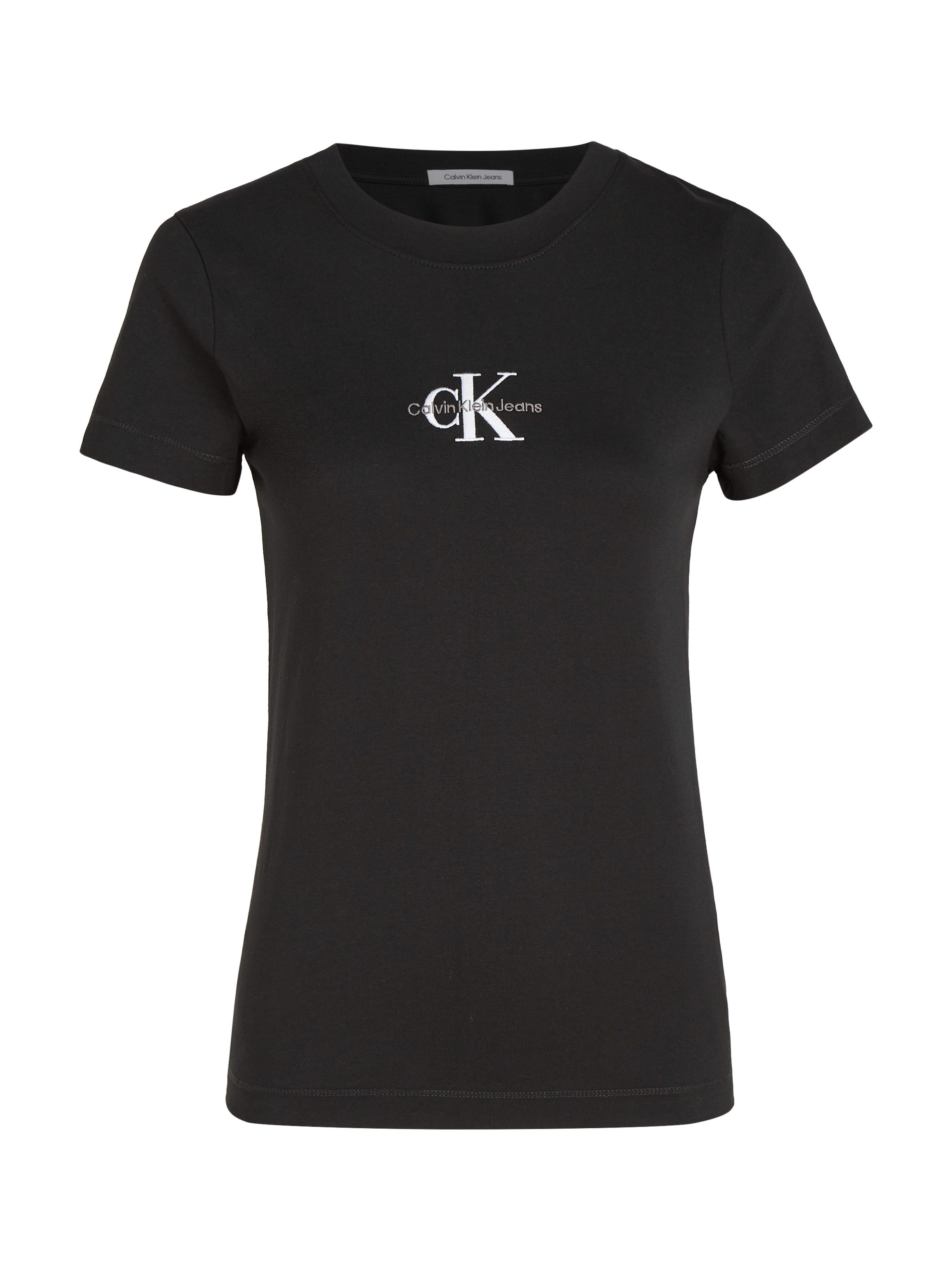 Calvin Klein T-shirt MONOLOGO SLIM TEE met gestempeld logo