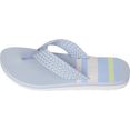tommy hilfiger teenslippers th stripy flat beach sandal met gevlochten riempjes blauw