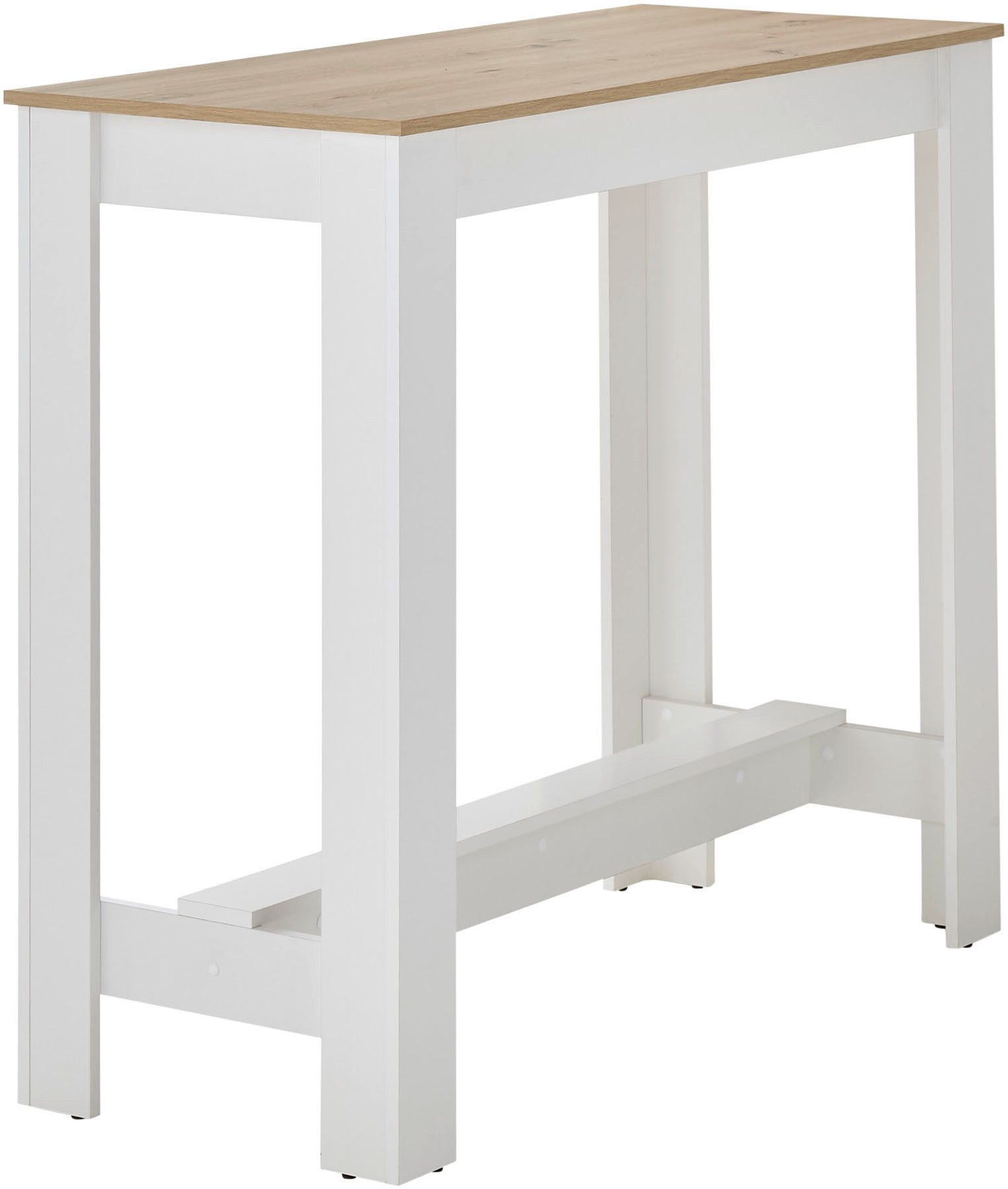 OTTO Stolkom Bartafel Modesto keukentafel, bistrotafel, statafel keuken, BxHxD 115x103x50 cm rechthoekige tafels bruin