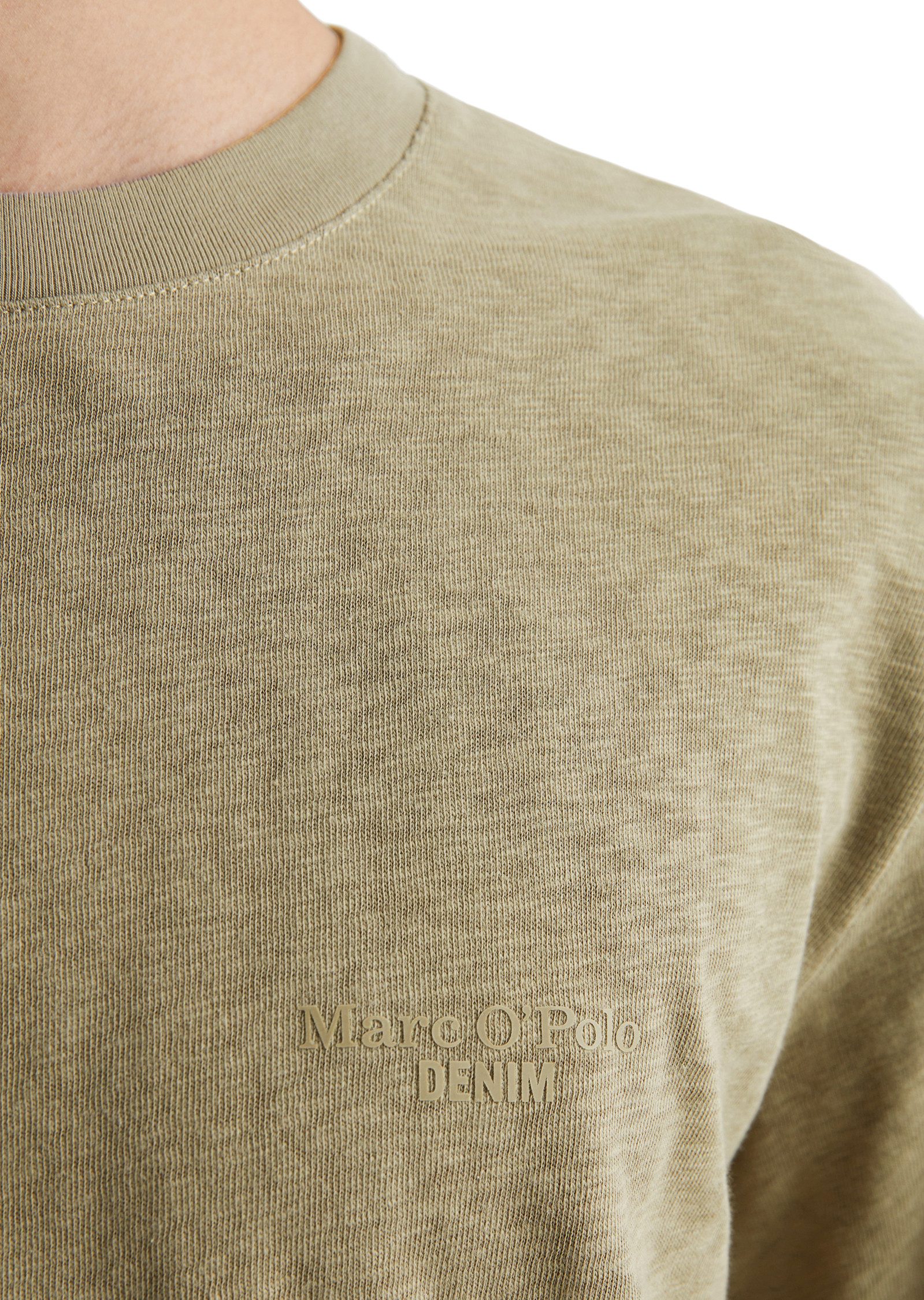 Marc O'Polo DENIM T-shirt met licht onregelmatige oppervlakte