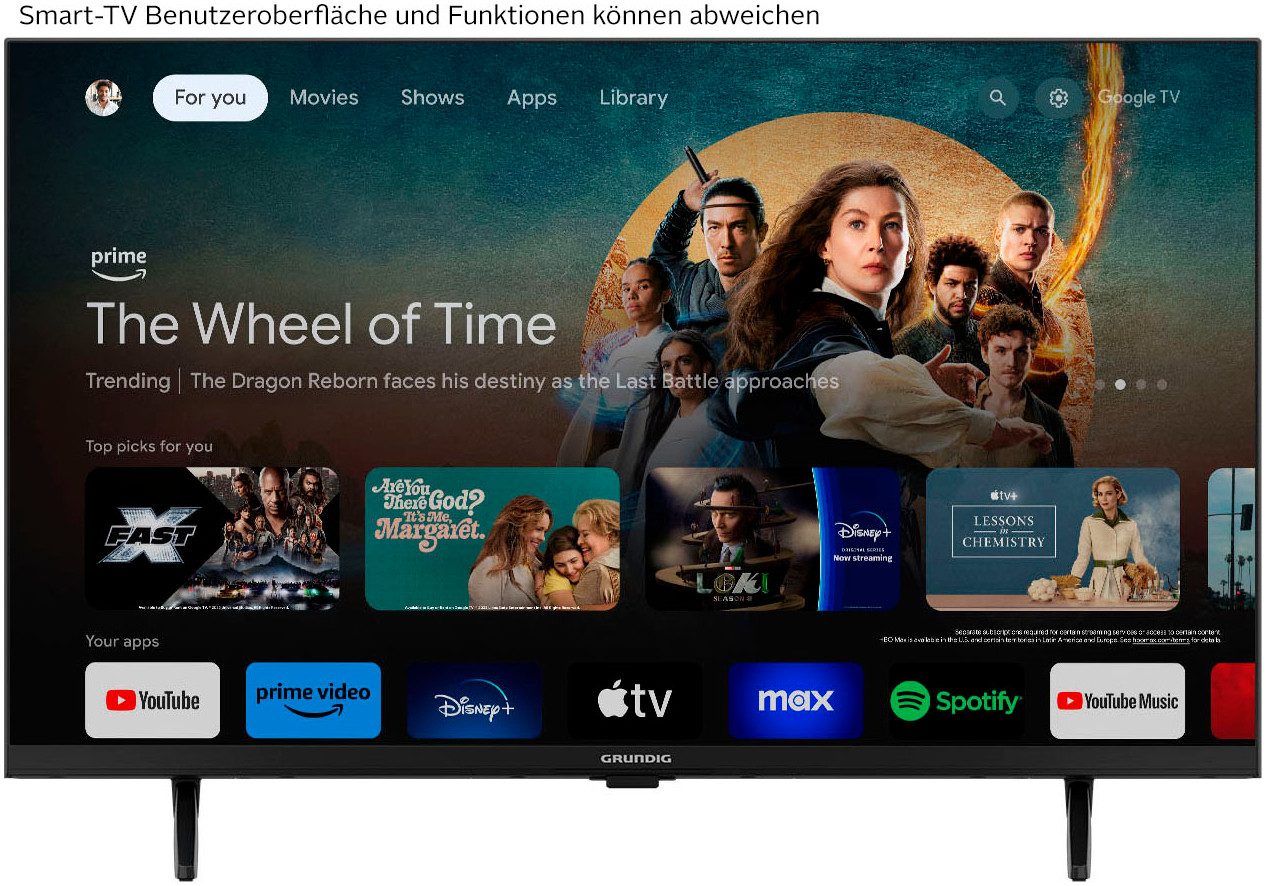 Grundig Led-TV 32 VOE 64 EB4T00, 80 cm / 32", HD ready, Google TV