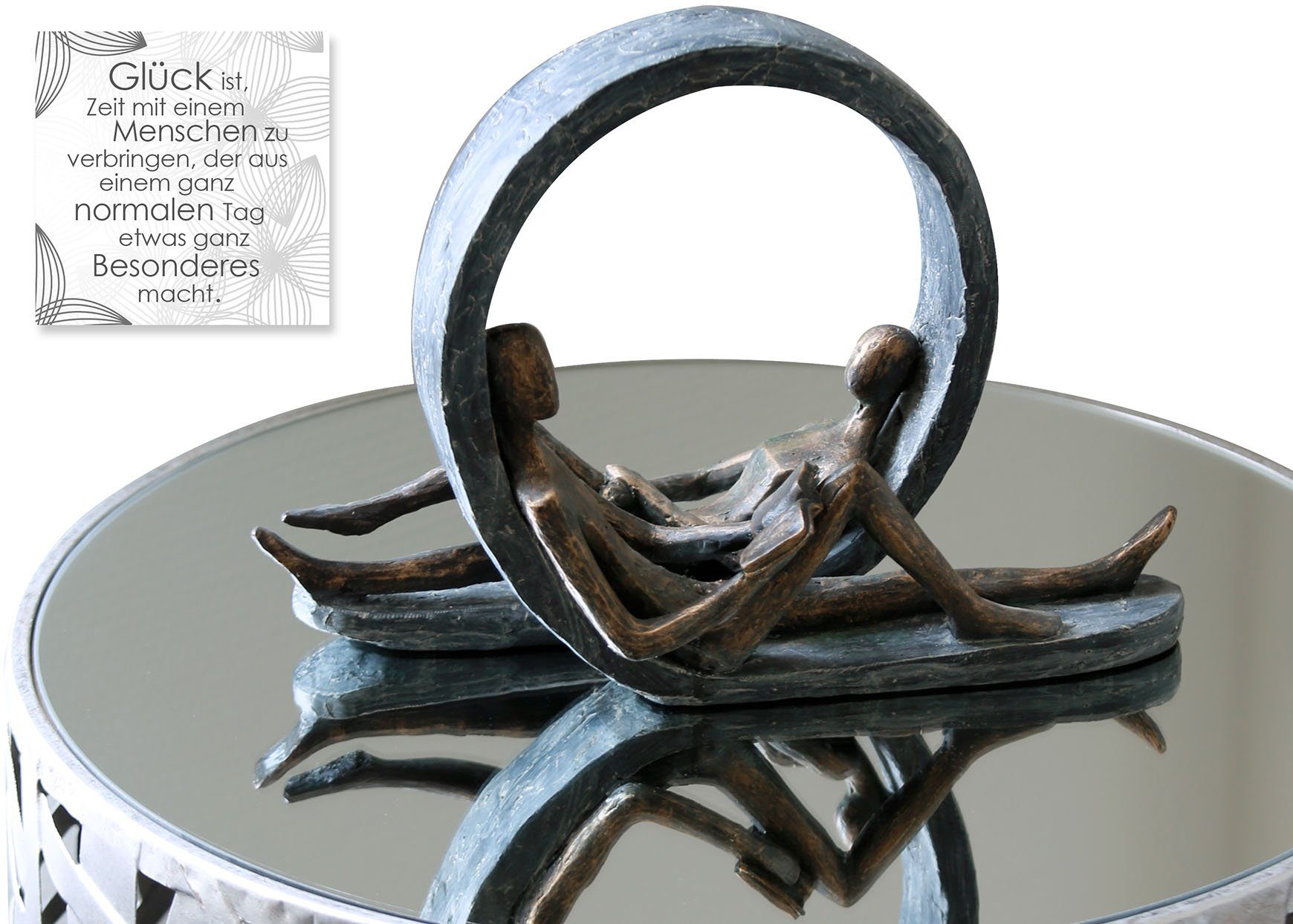 Casablanca by Gilde Decoratief figuur Sculptuur time-out Decoratief object, hoogte 22 cm, met teksthanger, woonkamer (1 stuk)