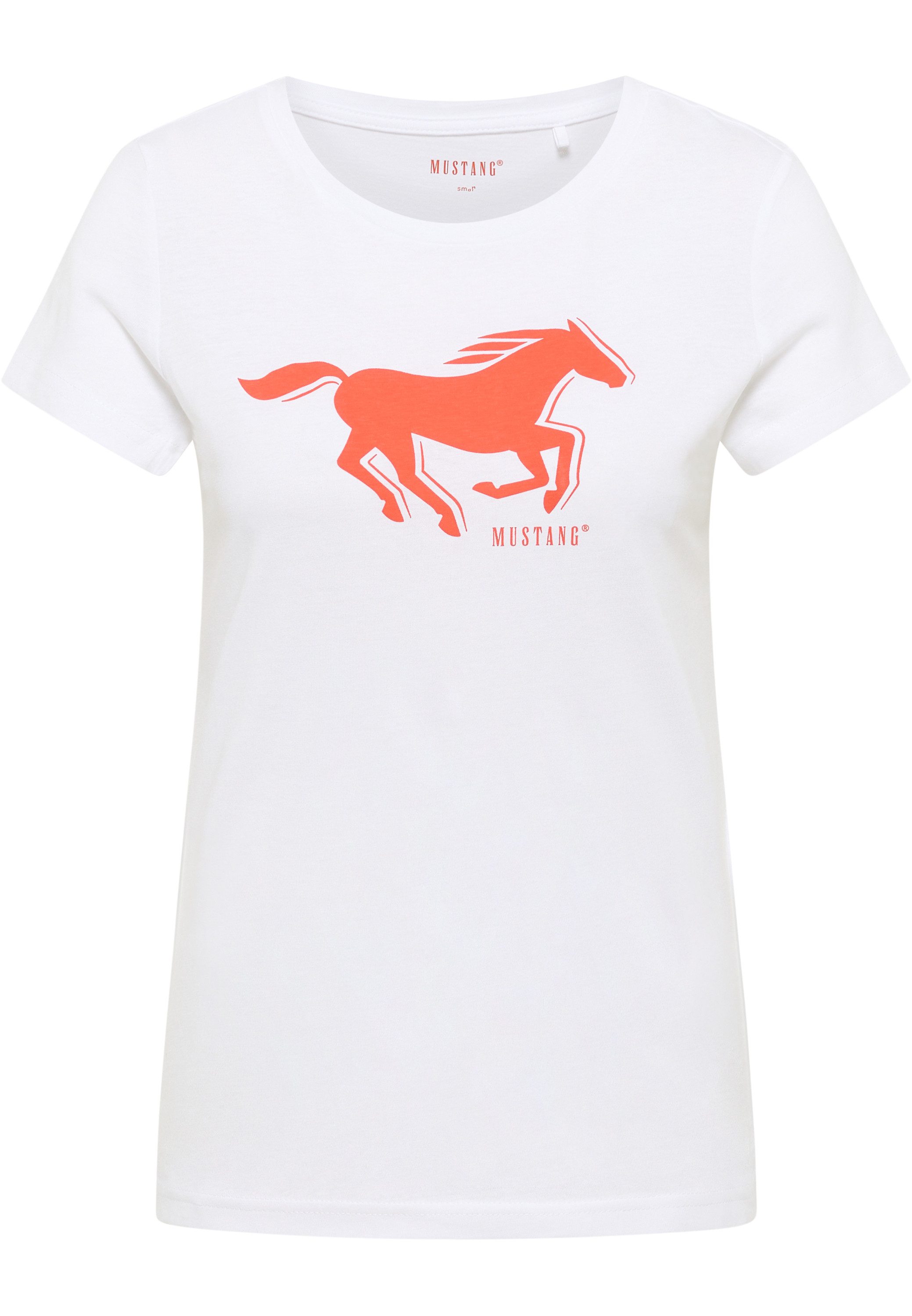 MUSTANG Shirt met korte mouwen Dames stijl Loa
