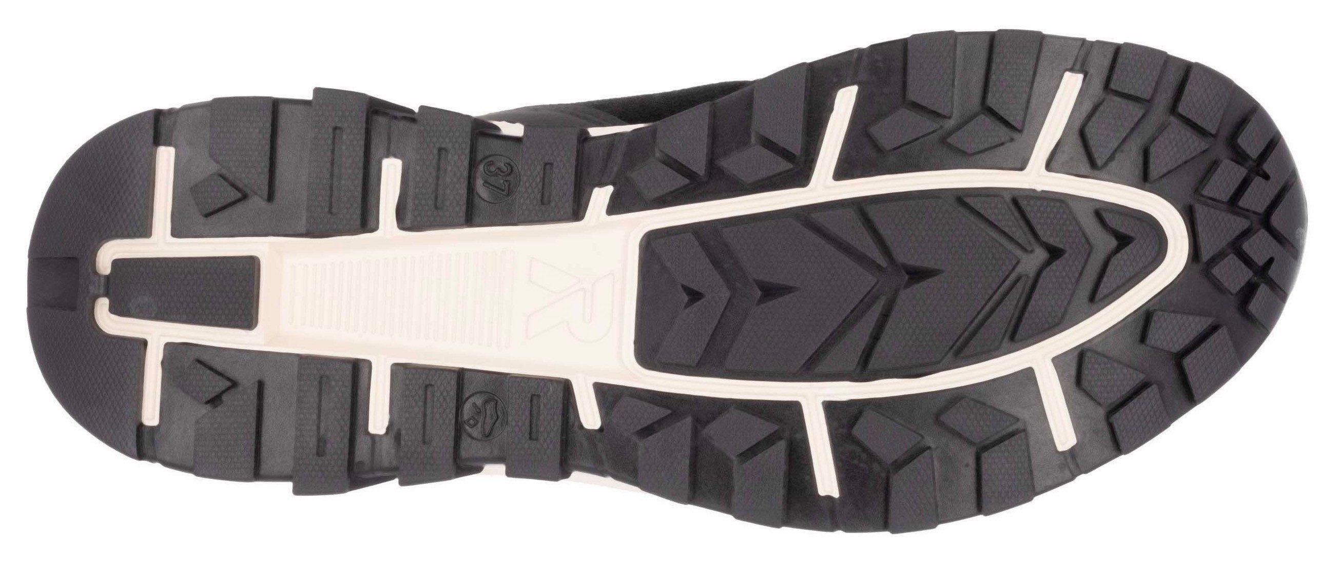 Rieker EVOLUTION Winterlaarzen , sleehak, veterschoenen, outdoorschoen met schapenwol voering