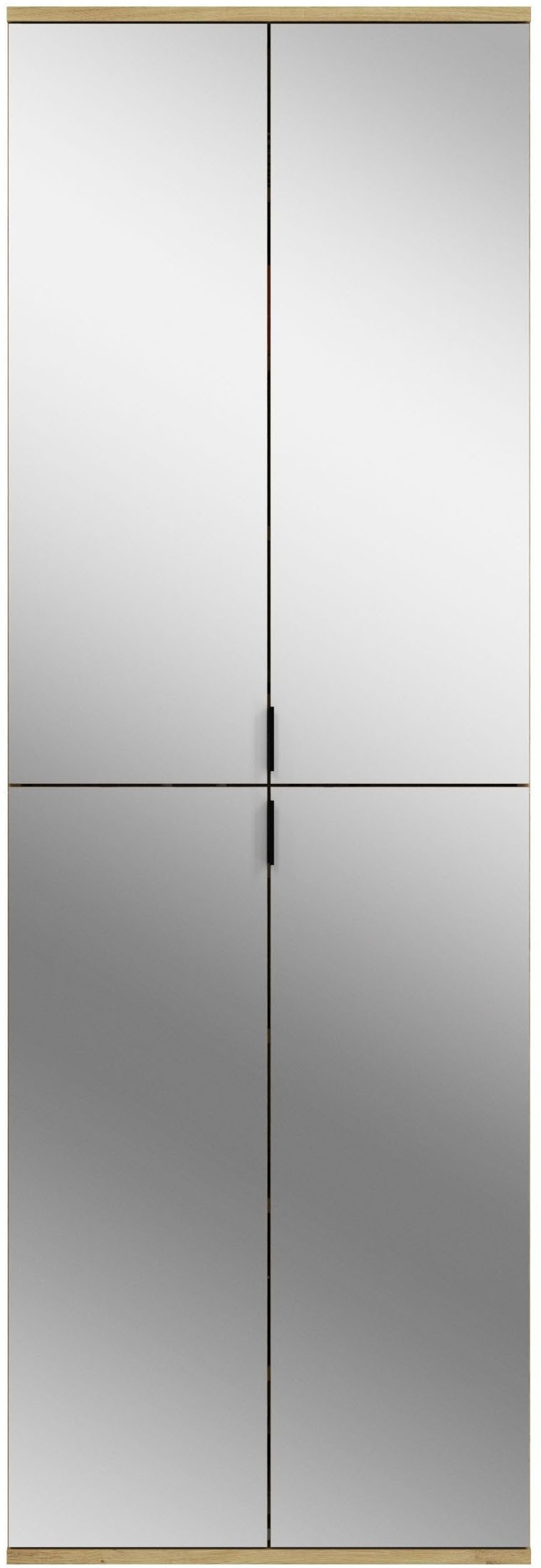 INOSIGN Halmeubelset Trondheim, Breedte 183 cm, 5-delig, bestaande uit: 2x garderobekast, 1 commode, 1 kledingstang, 1 legplank (set, 4-delig)