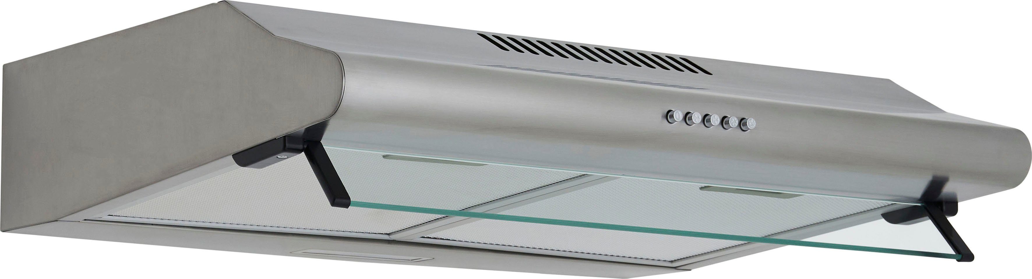 RESPEKTA Onderbouwkap CH 1259 IXC N 60 cm, 3 vermogensniveaus, led-verlichting, geschikt voor afzuiging en recirculatie