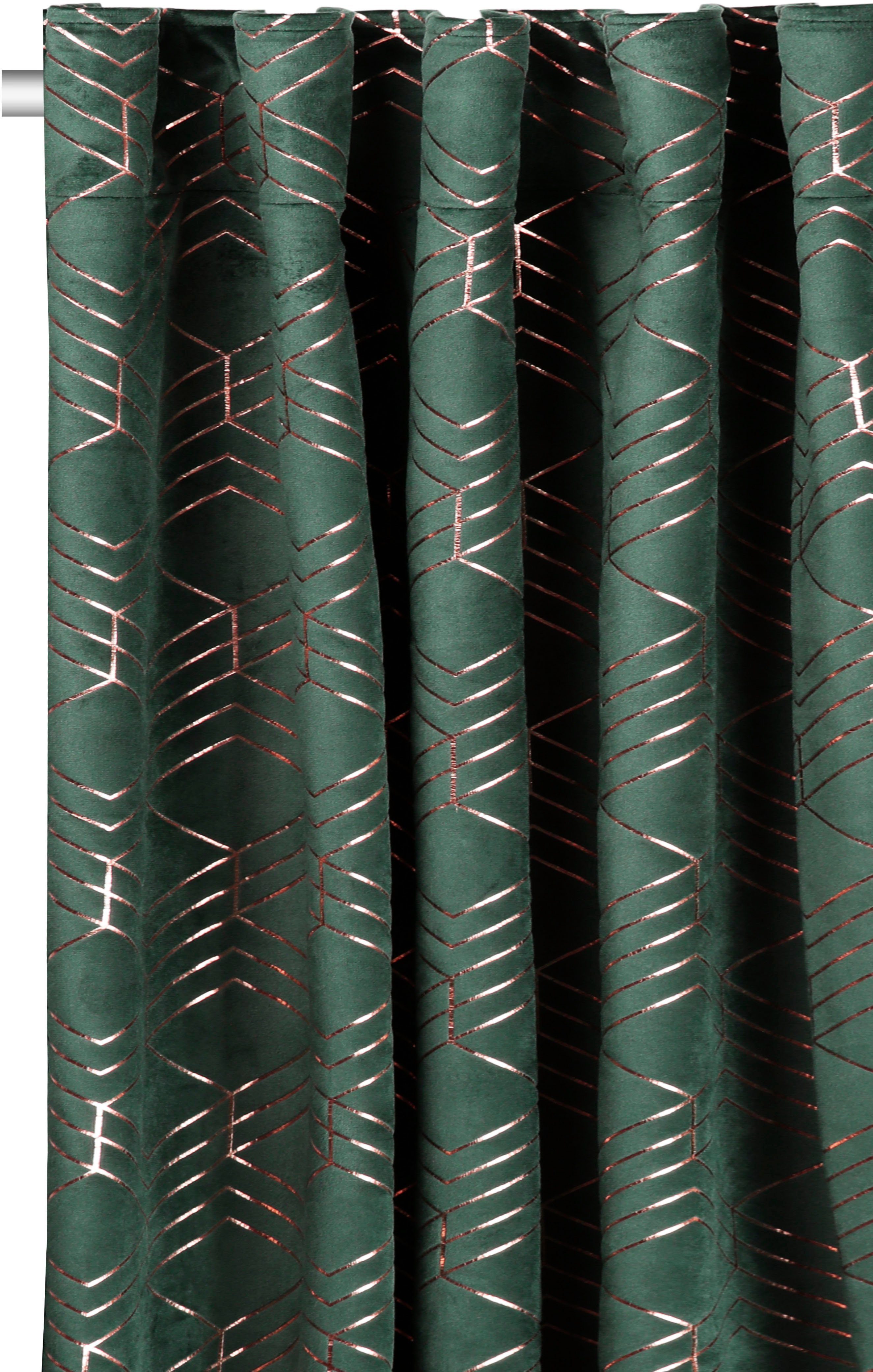 my home Gordijn Velvet Foil (2 stuks)