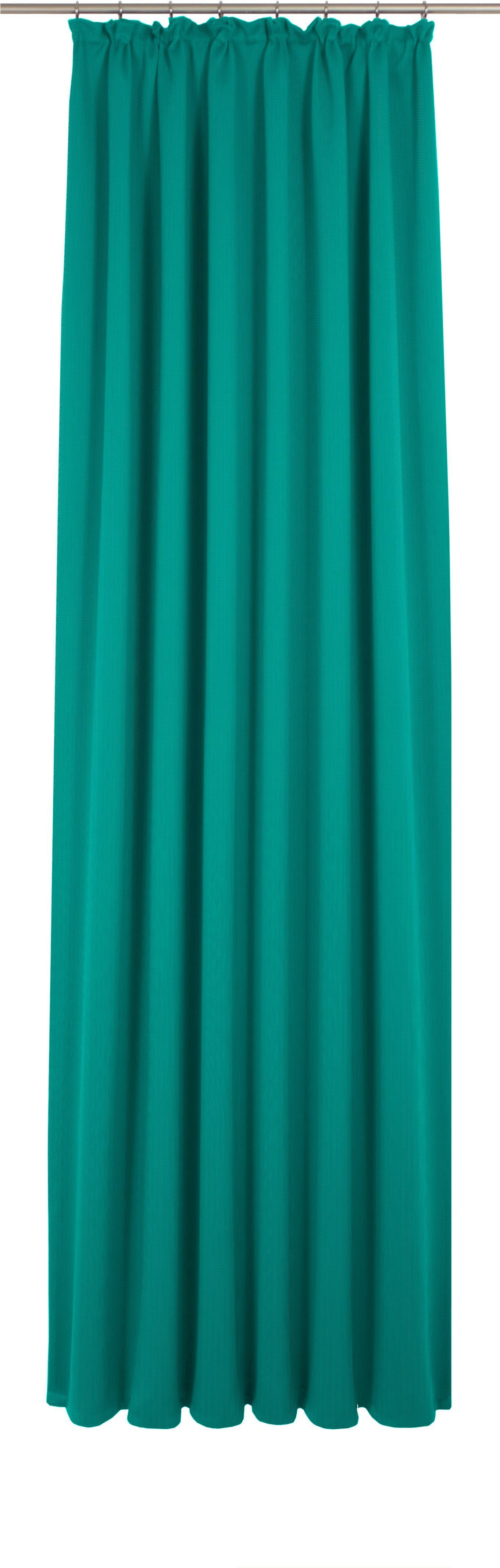 Wirth Gordijn Uni Collection (1 stuk) vitrage maat 142 cm x 365 cm groen