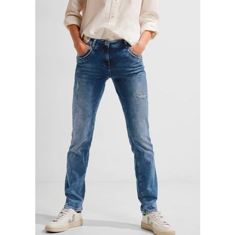 NU 20% KORTING: Cecil Slim fit jeans