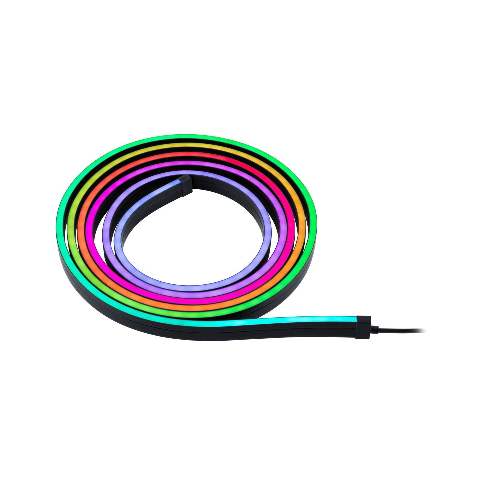Paulmann Led-lichtslang Entertain LED slang zwart neon RGB+ Kleurwisselaar & kleurregeling & dimmer (1 stuk)