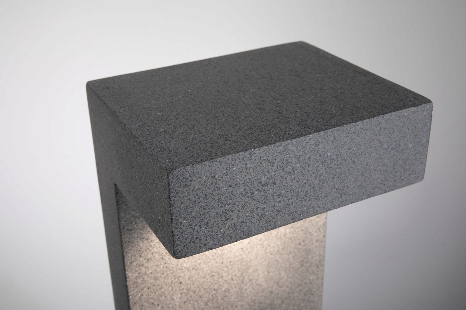 Paulmann Led-bolderlamp Concrea IP65 616mm 3000K 6,8W 200lm 230V zwarte zandsteen beton (1 stuk)