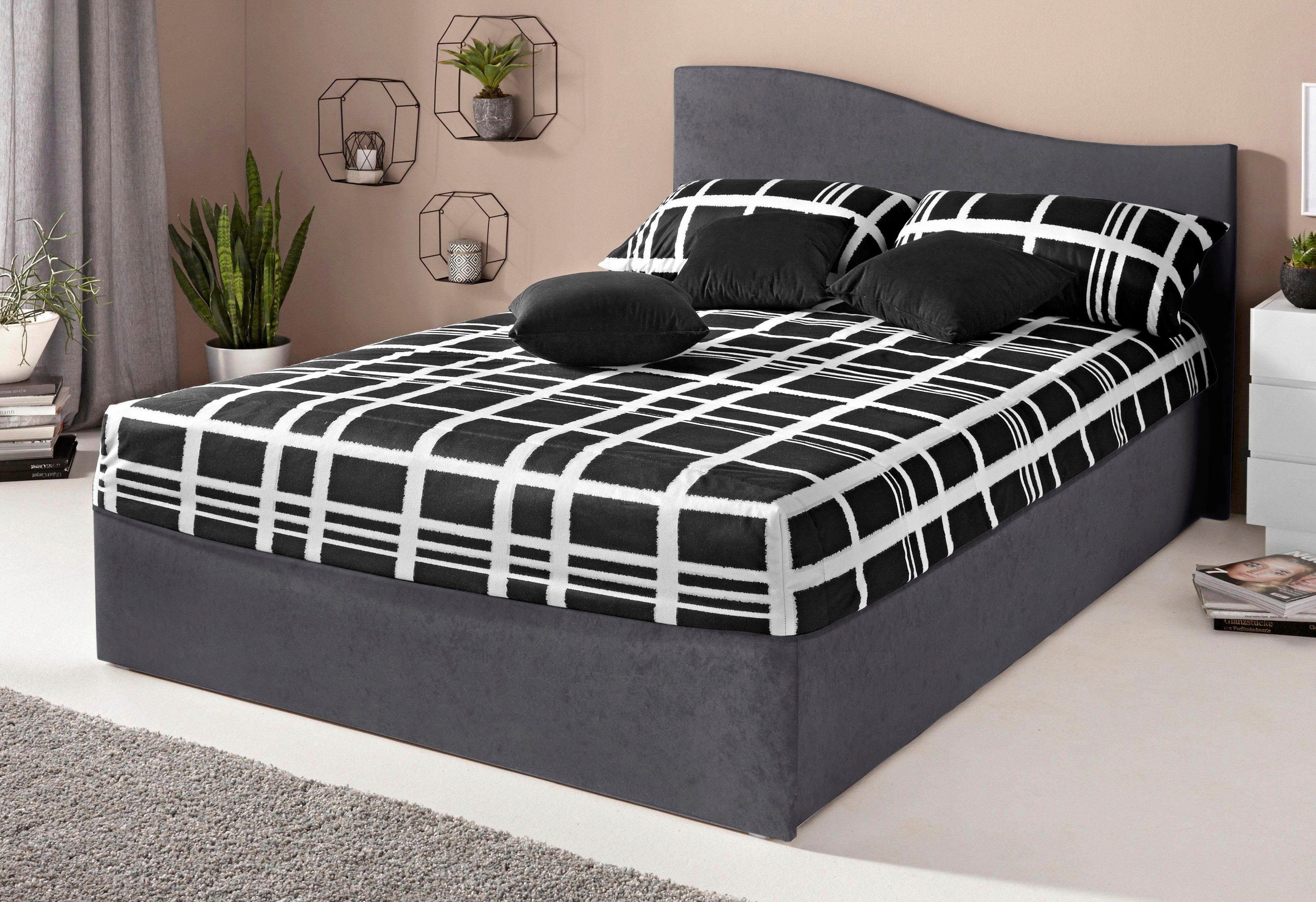 Westfalia Polsterbetten Gestoffeerd bed met bedkist bij uitvoering met matras