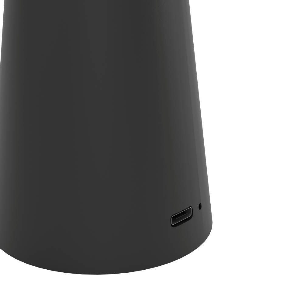 EGLO Tafellamp Piccola dimmbare nachttafellamp, metaal in zwart, lamp voor balkon, ip54 (1 stuk)