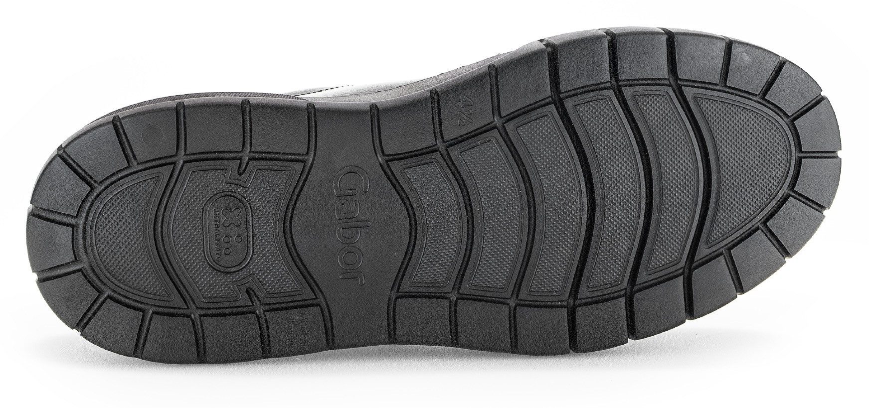 Gabor Plateausneakers , vrijetijdsschoen, lage schoen, veterschoen met modieuze plateauzool