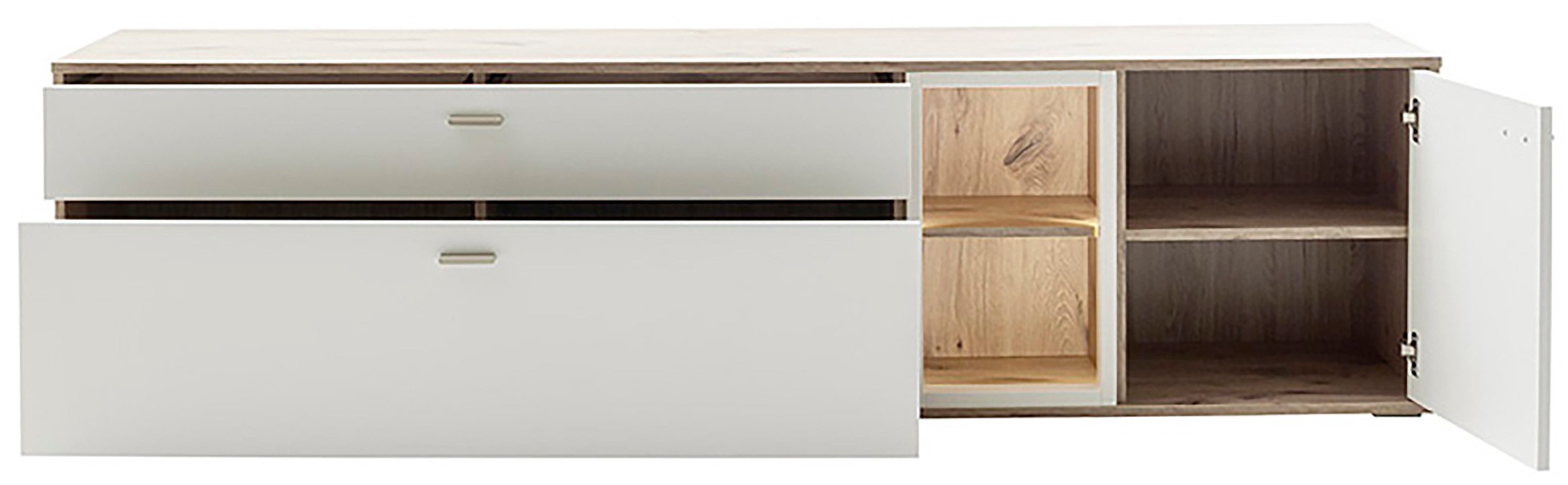 MCA furniture Tv-meubel SANTERNO met 1 deur, 2 lades, open vakken, tv tot 80 inch