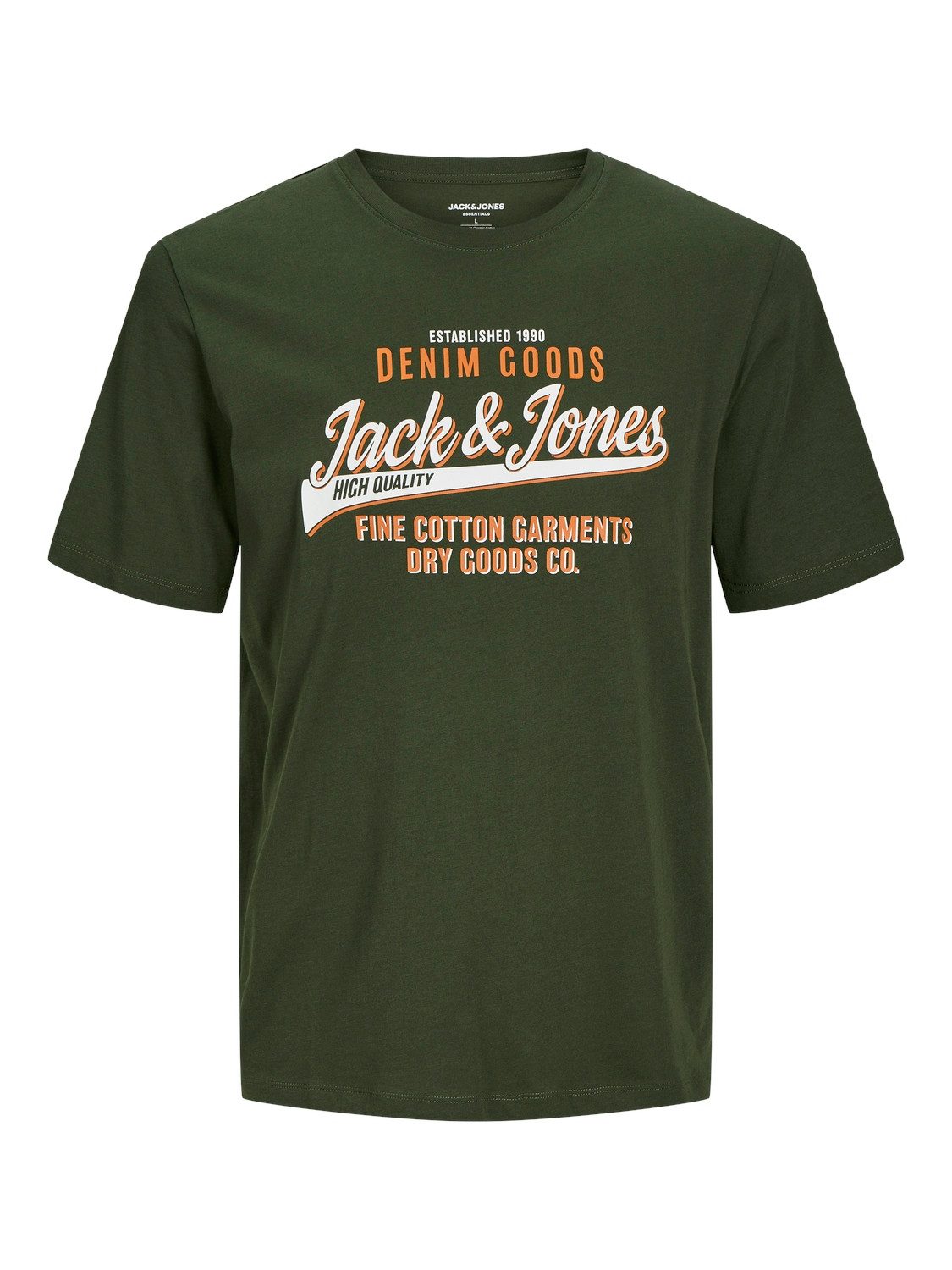 Jack & Jones PlusSize T-shirt JJELOGO TEE SS O-NECK 2 COL AW24 S PLS