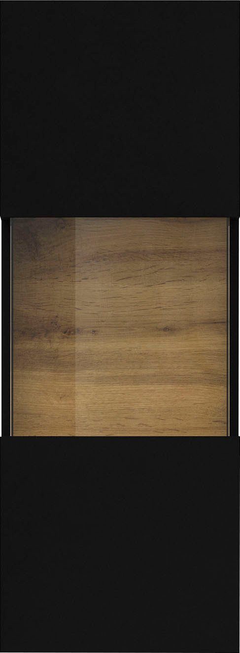 INOSIGN Hangende vitrinekast Ava, breedte 36 cm, hangend te monteren moderne greeploze vitrinekast, hoekverglazing